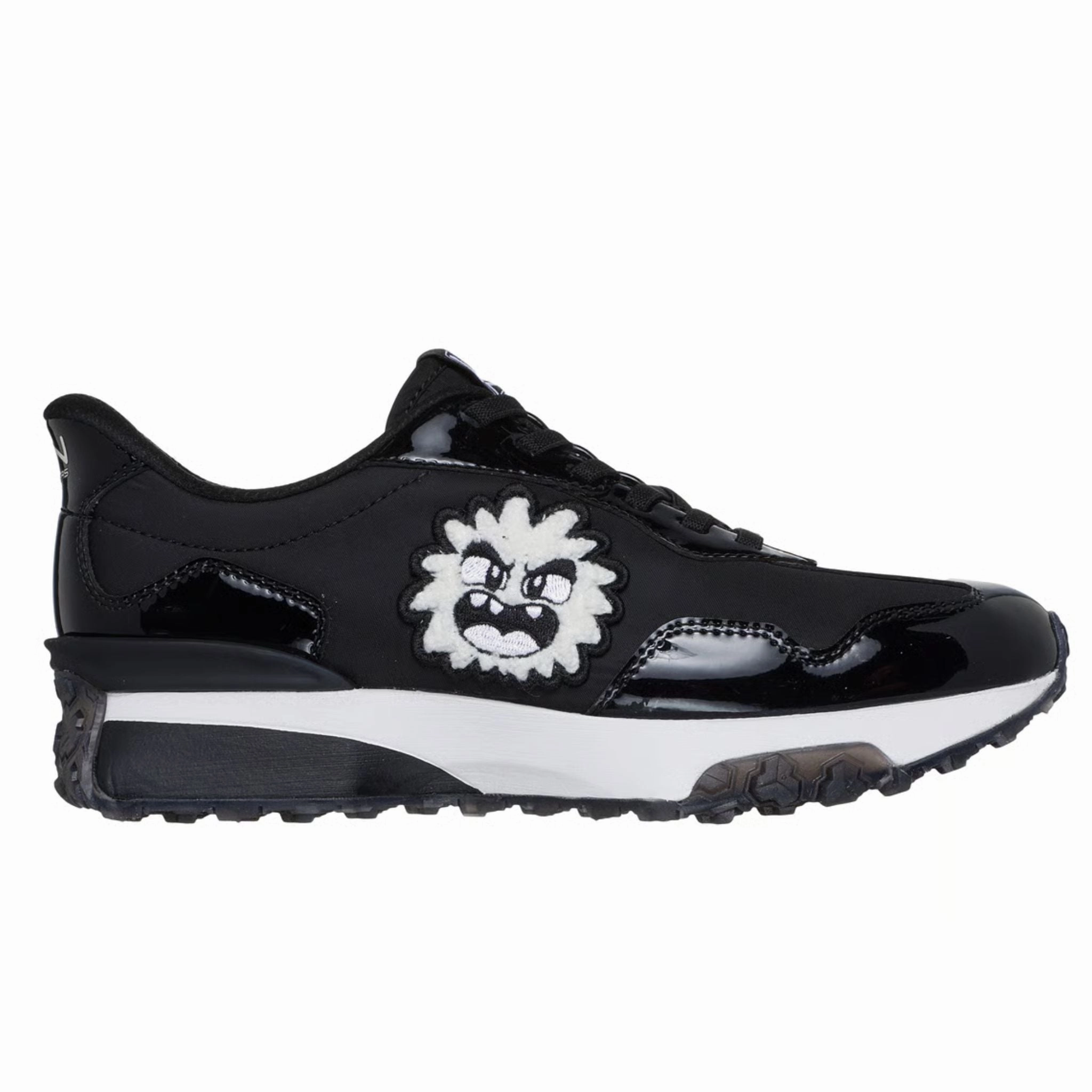 Skechers Women's 177748 Mark Nason Slip-ins Neo Jogger Vexx Doodle Black White Casual Shoes Rubber Traction