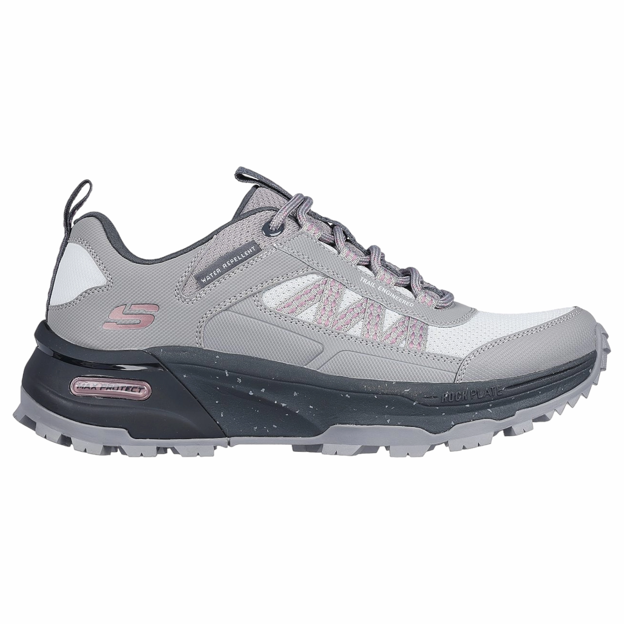Skechers Women's 180201 Max Protect Legacy Gray Charcoal Hiking Shoes All weather Slim wear