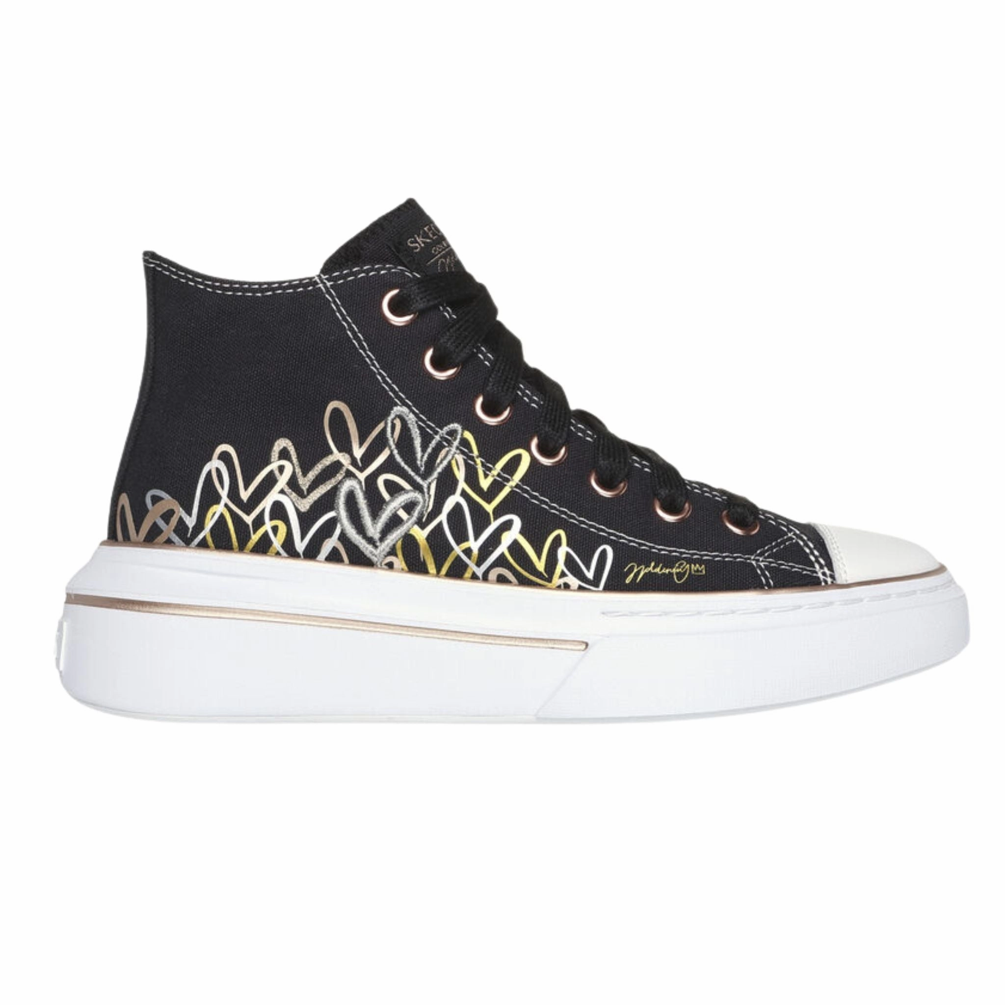 Skechers Women's 185134 Cordova Classic-Chic Love Black Multi Casual Shoes Sport Performance