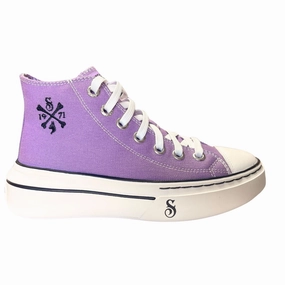 Vibrant Style AdjustableStrap Skechers Women's 186030 Snoop One Doggy Bonez Lavender Casual Shoes
