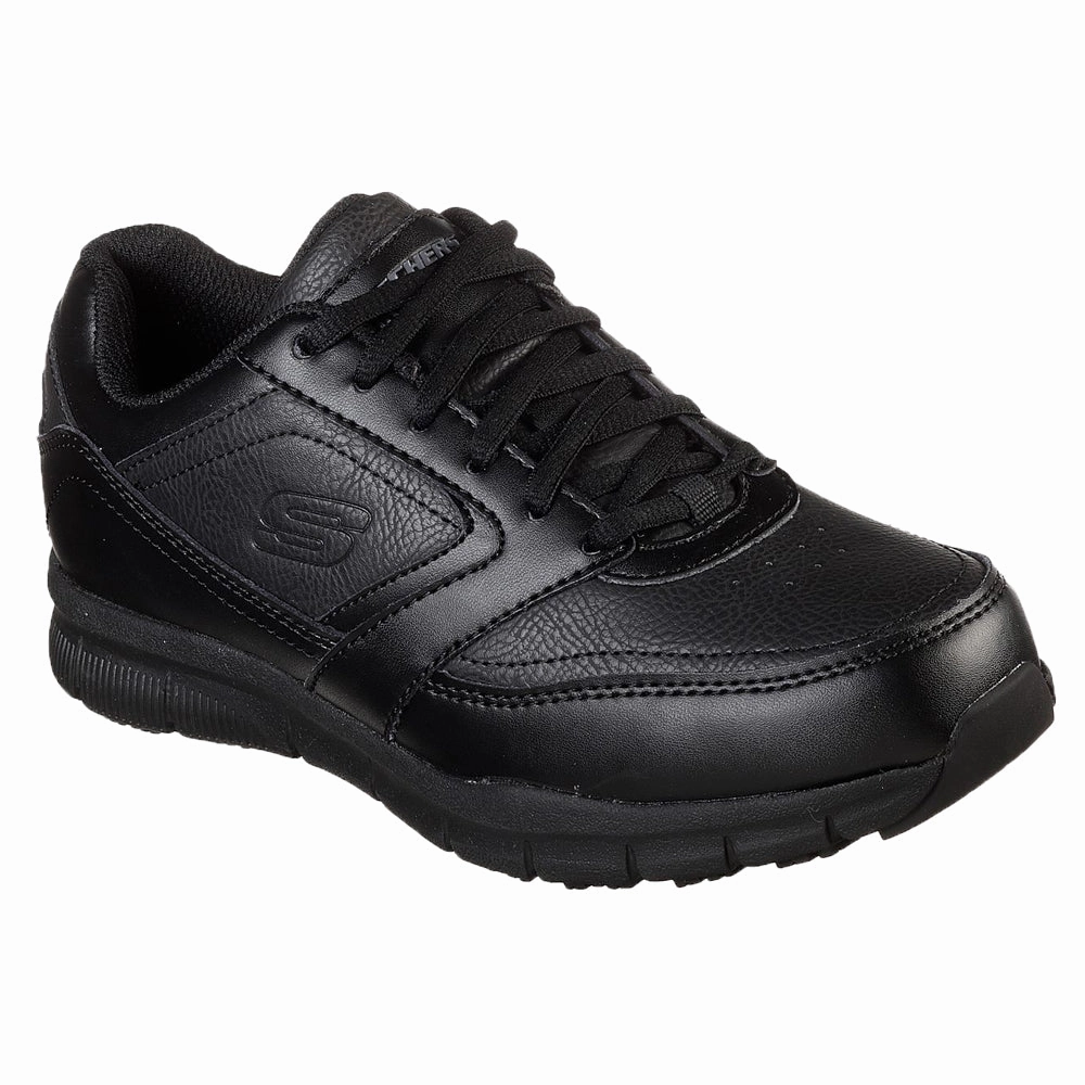 Skechers Women's 77235 Nampa Wyola Slip Resistant Work Shoes Quick Release Tongue