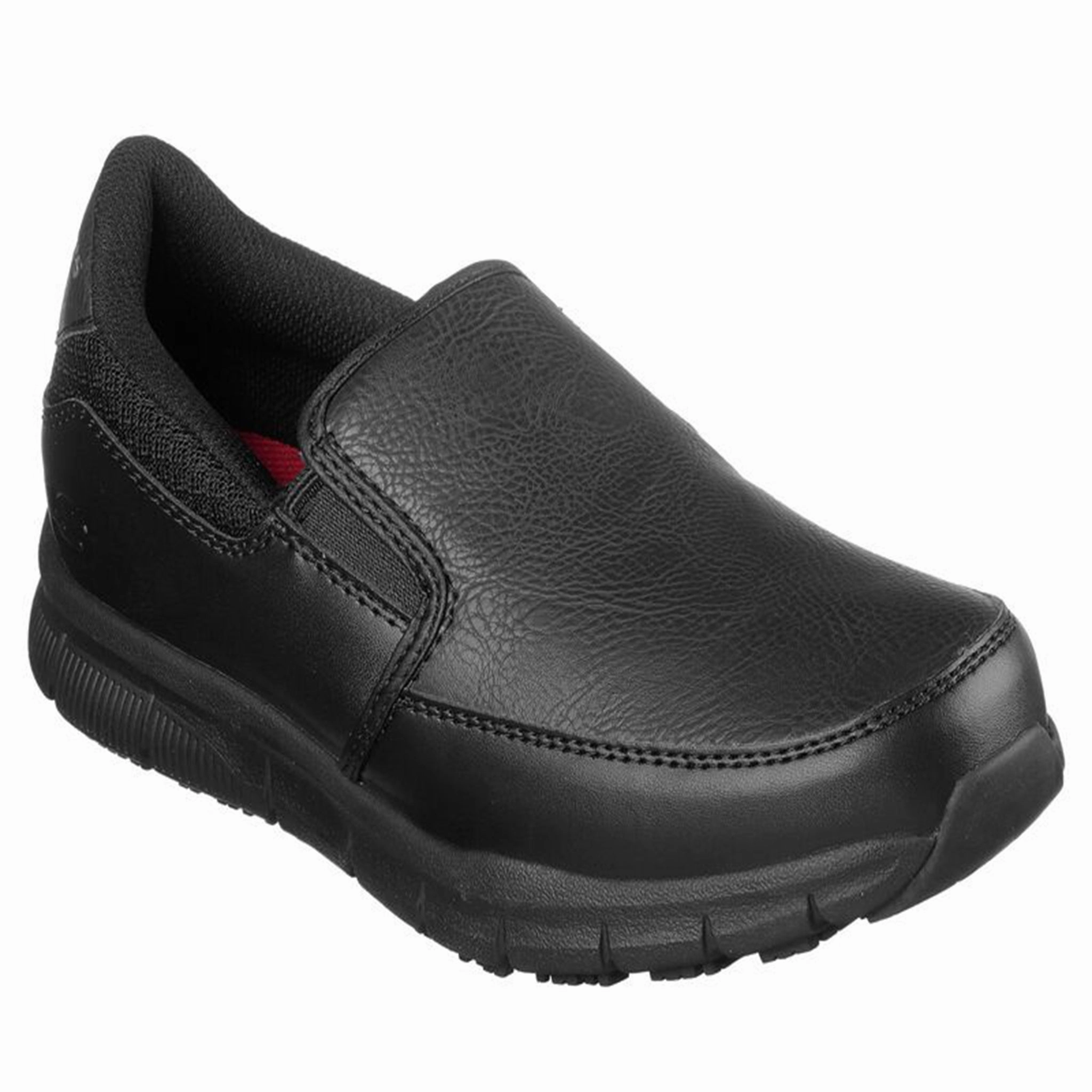 City Fit Skechers Women's 77236 Nampa Annod Slip Resistant Slip On Work Shoes