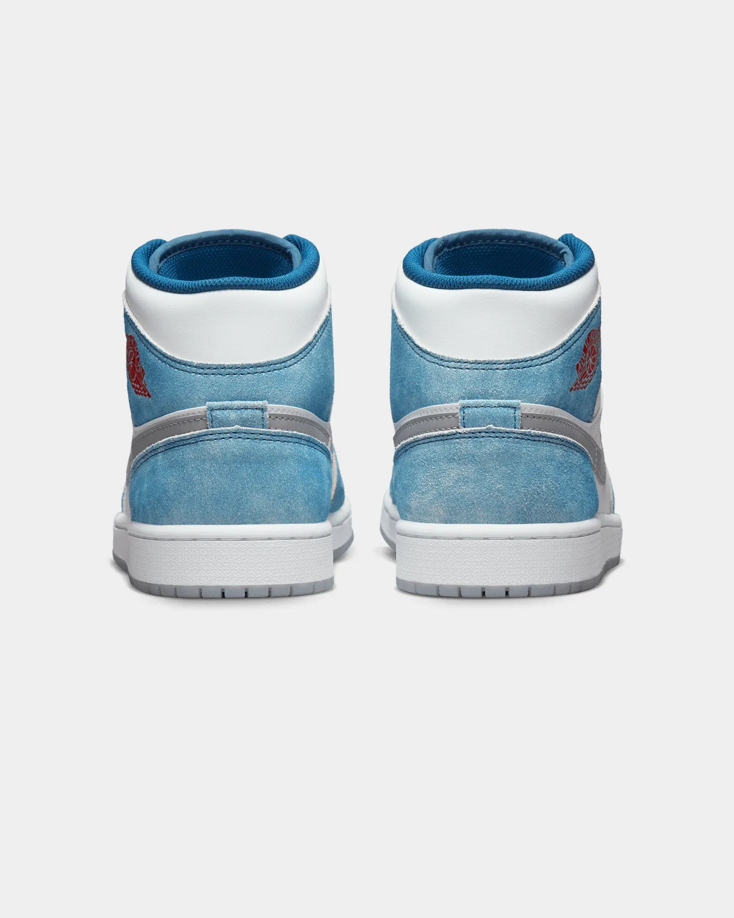 Jordan Air Jordan 1 Mid SE French Blue/Fir Glam silhouette Lockdown fit