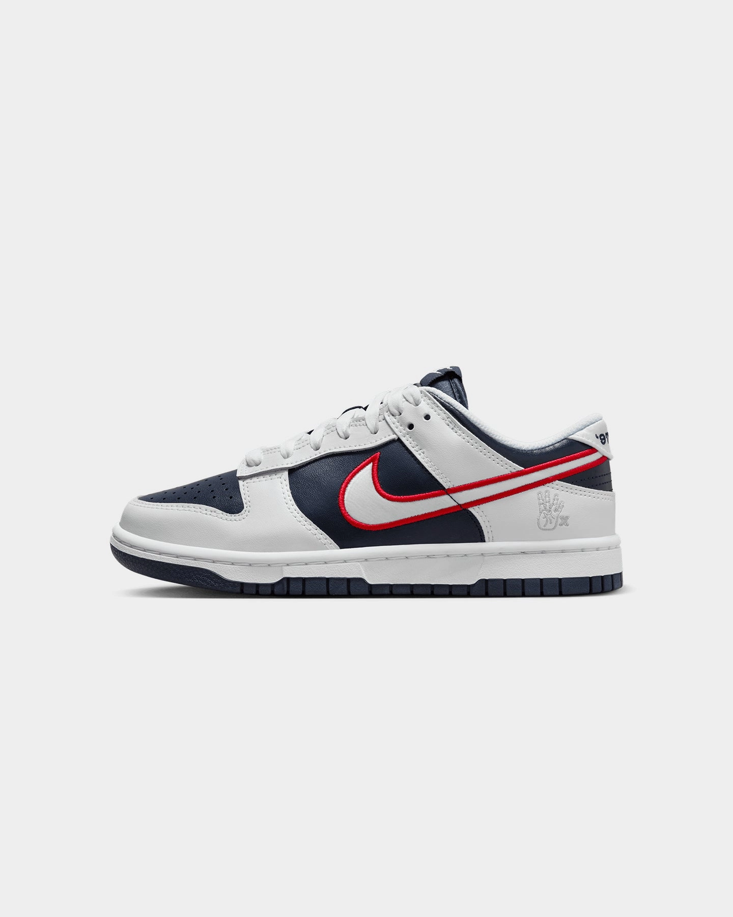 Nike Women's Dunk Low "Houston Comets 4-Peat" Premium White/University Red Anti Odor Treatment mountainous