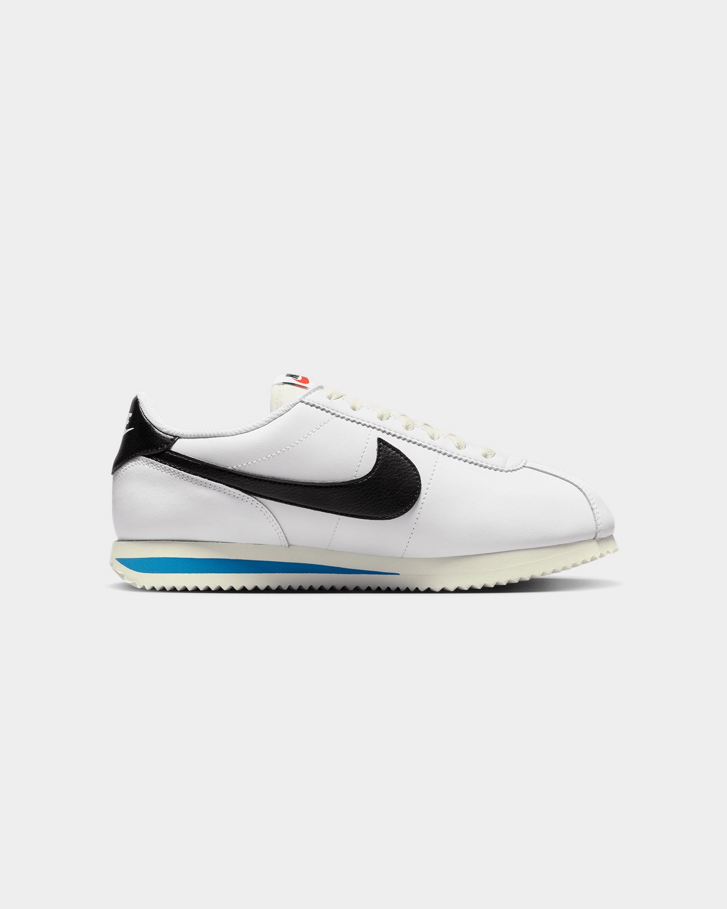 Nike Women's Cortez White/Black-LT Slip Resistant Outsole