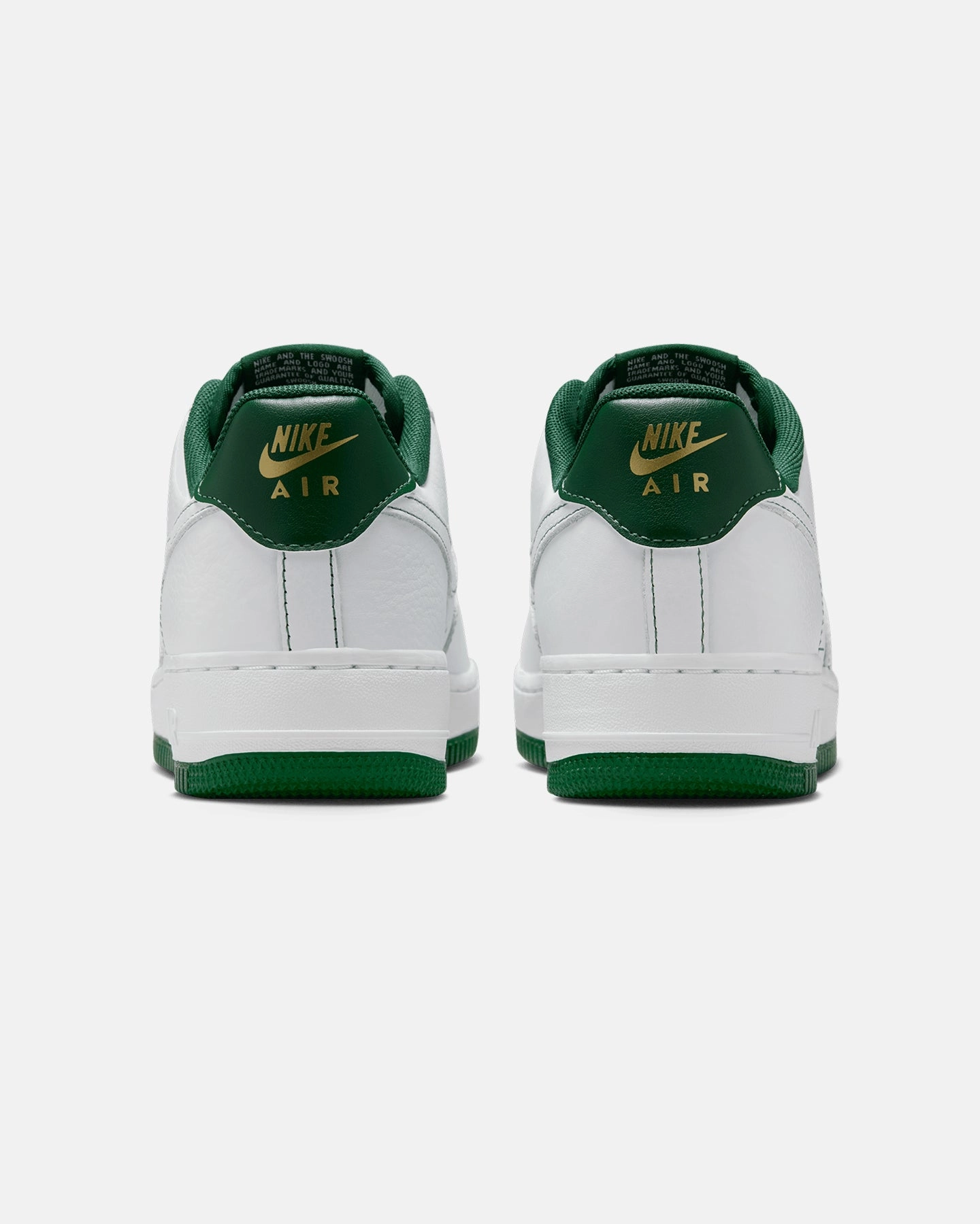 Non Slip Sole All Day Wear Comfort Nike Women's Air Force 1 '07 "Mini Jewel" White/Green