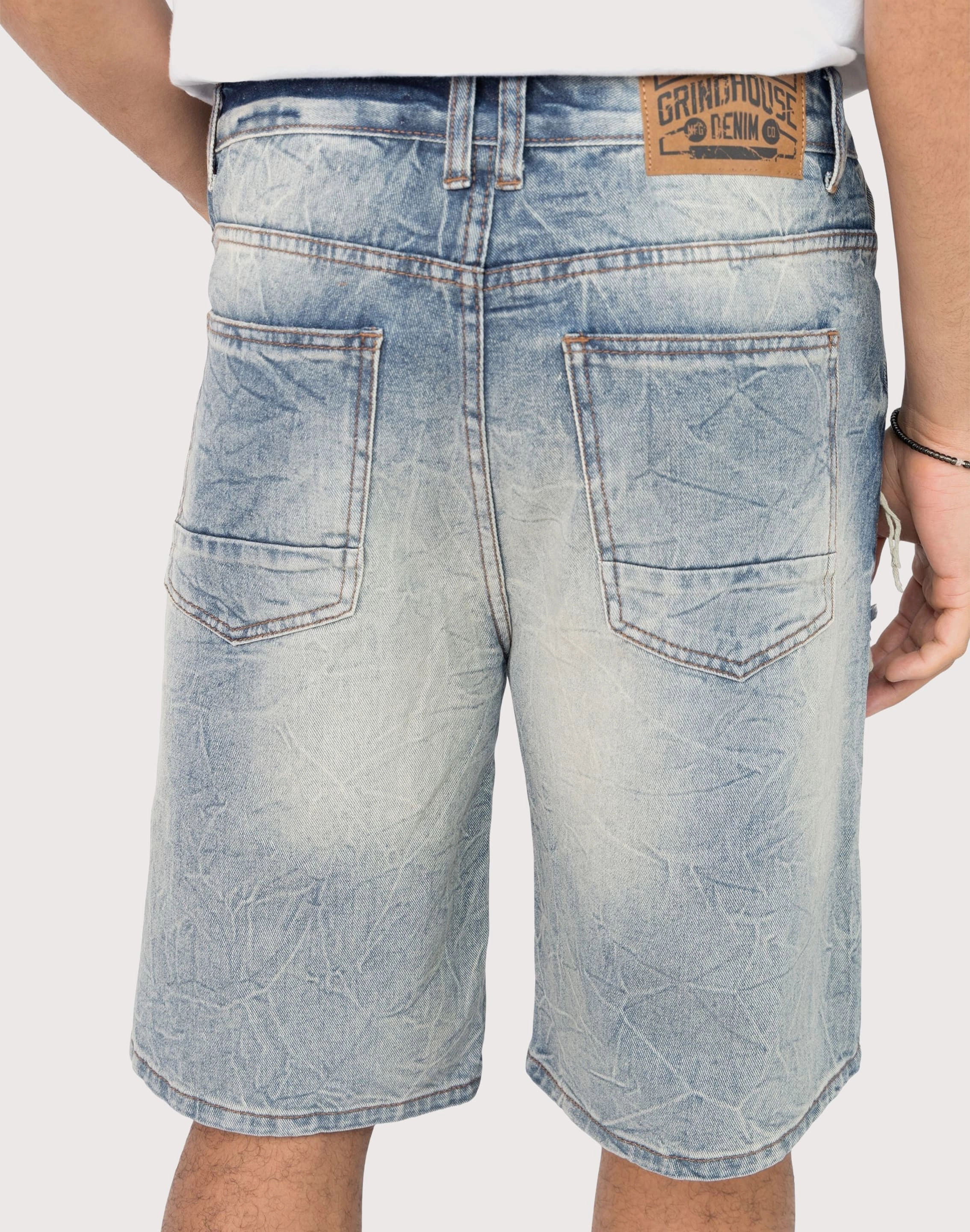 Grindhouse Extreme Rip Denim Shorts casual user