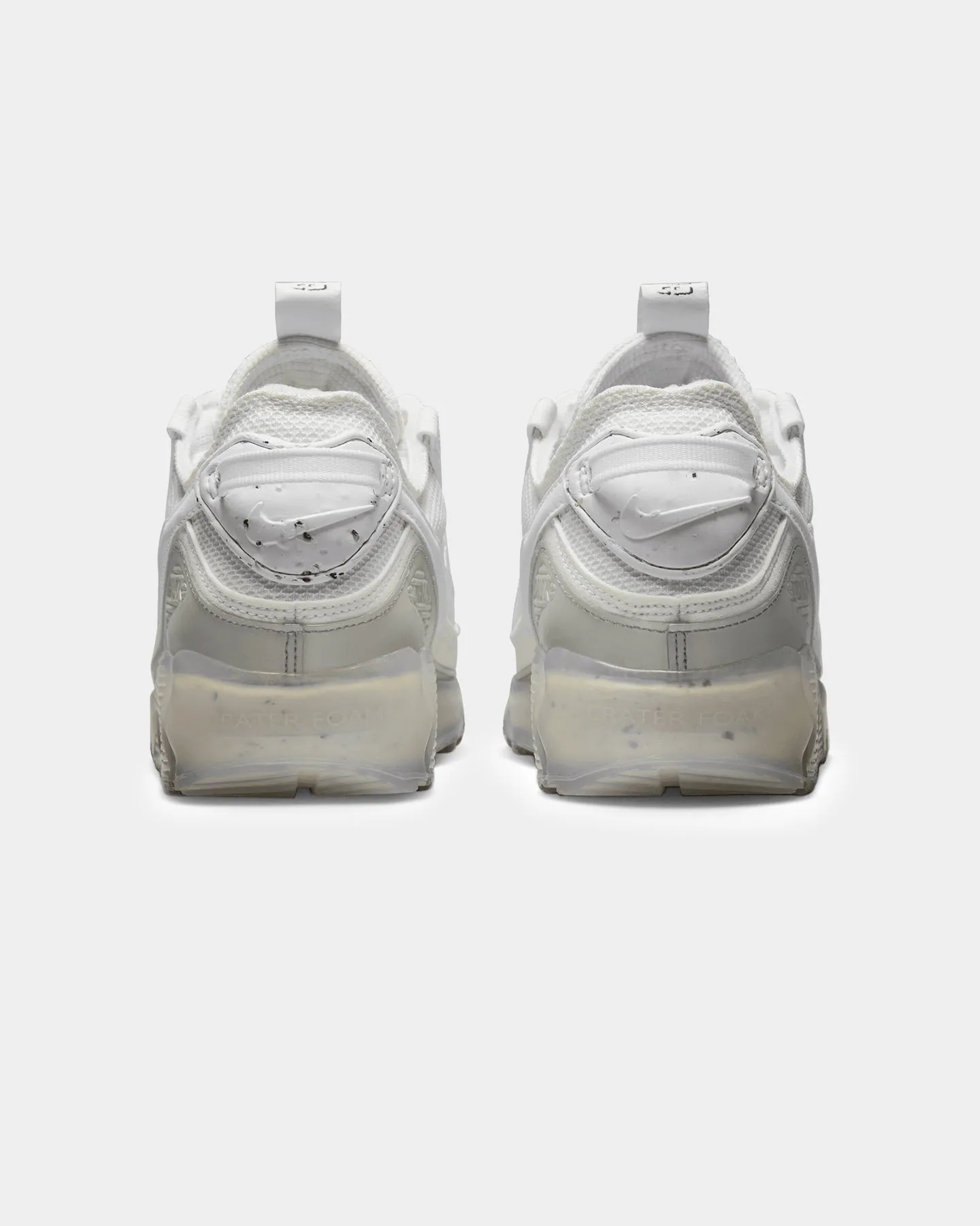 Nike Air Max Terrascape 90 White/White Flexible Arch Support Rubberized Traction