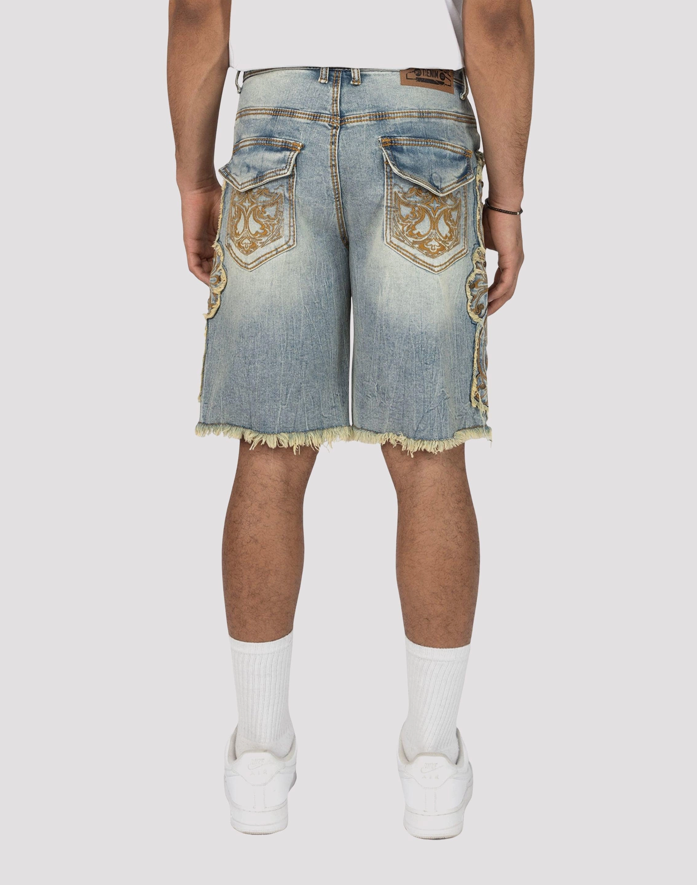 birthday Elevated Sole Smoke Rise Lucca Western Denim Shorts