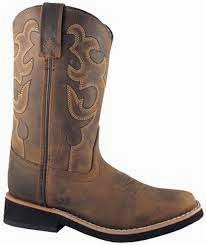 Feather Light Rural Traveler Cushioned Step Weekend Wanderer Smoky Mountain Boots - Youth Pueblo Western Boots 3520Y
