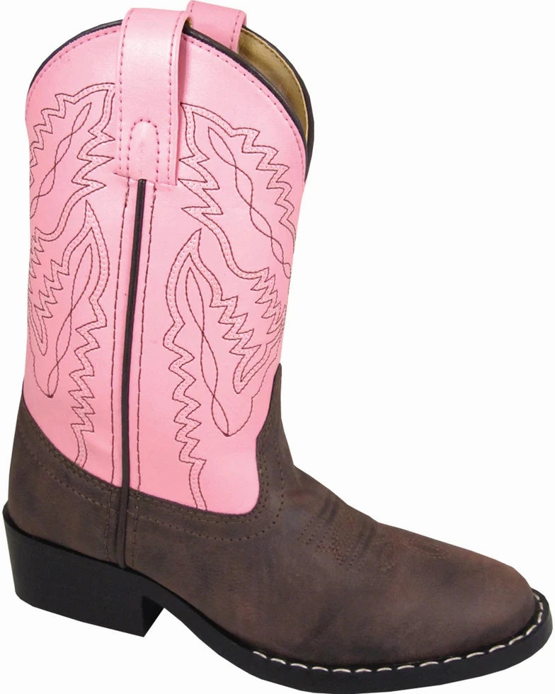 Sporty Vibe Anti Odor Backcountry Camper SMOKY MOUNTAIN GIRLS' MONTEREY WESTERN ROUND TOE BOOTS STYLE 1574C