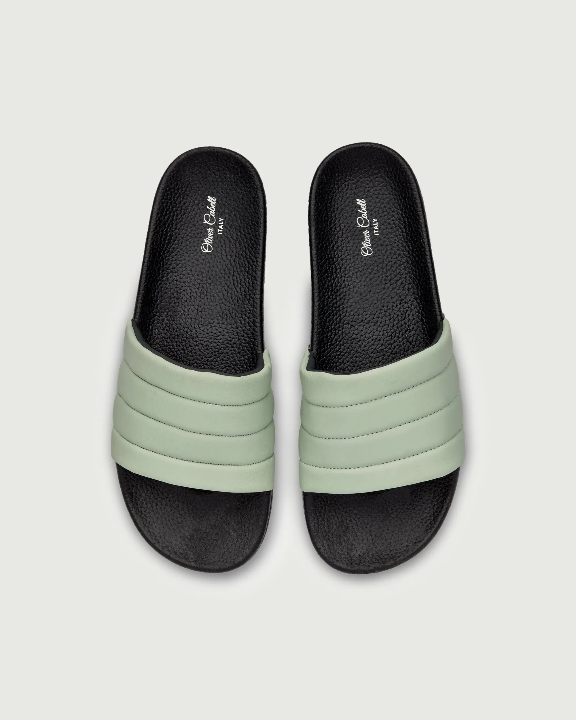 Relaxed Vibes Vegan Slides | Green Ash