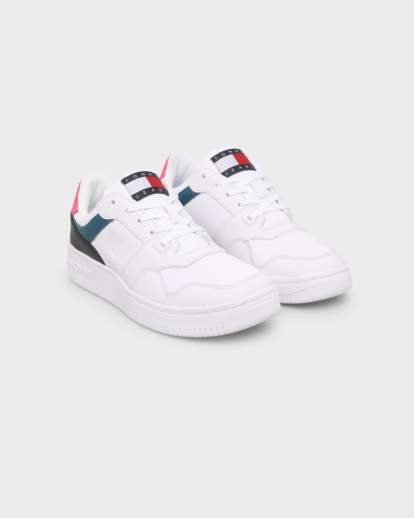 Top-rated Tommy Jeans Women's TJ Mix Basket Shoes Petrol