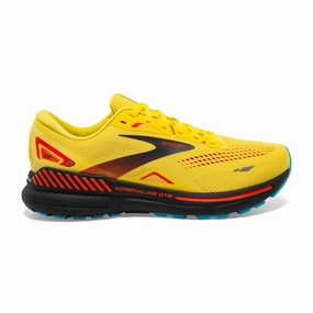 Ankle Stability Quick Steps Brooks Men's 110391 708 Adrenaline GTS 23 Yellow Foraged Iron Orange Cushion Support Running Shoes