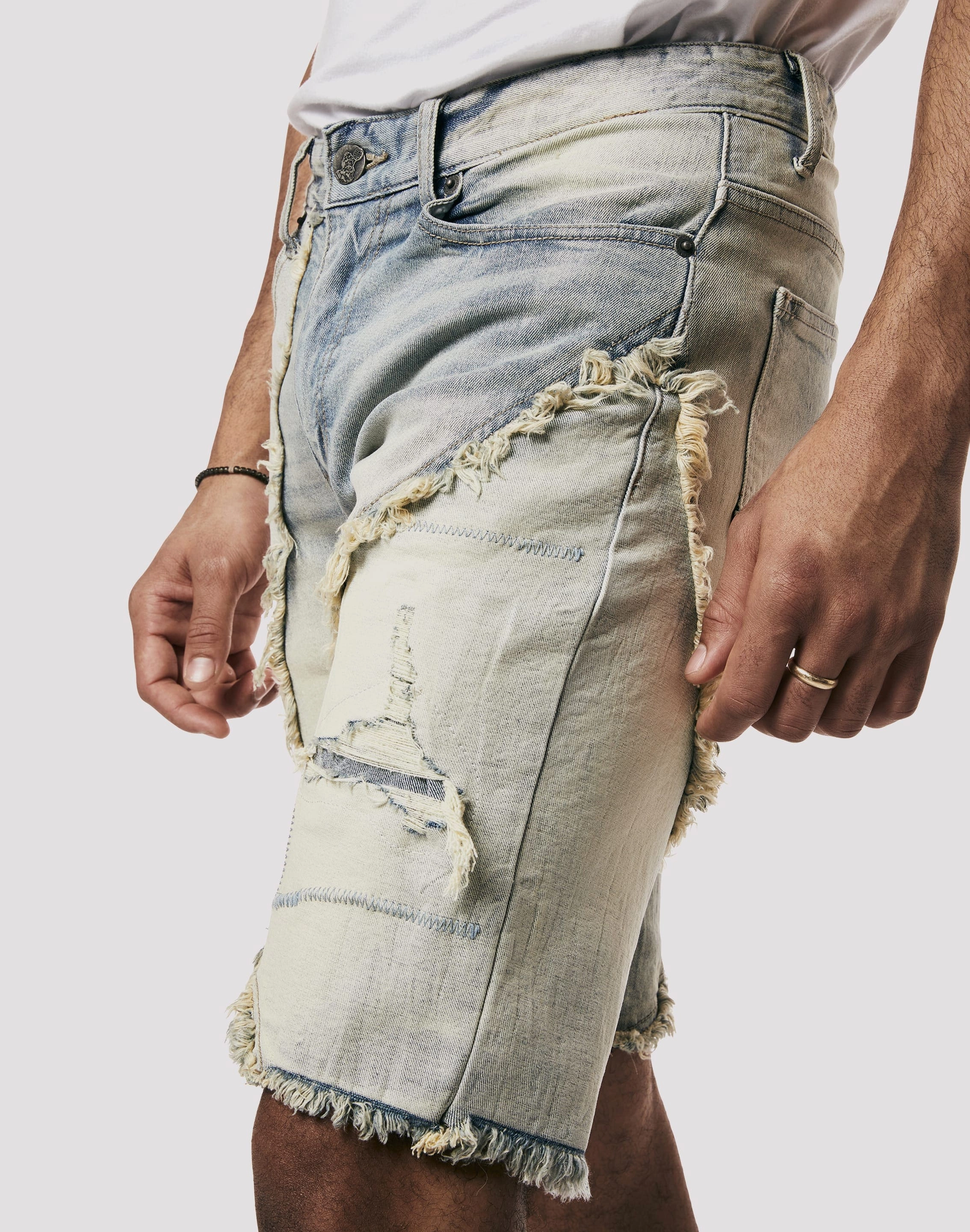 Grindhouse Seville Patchwork Shorts yoga enthusiasts' comfort Reliable Traction