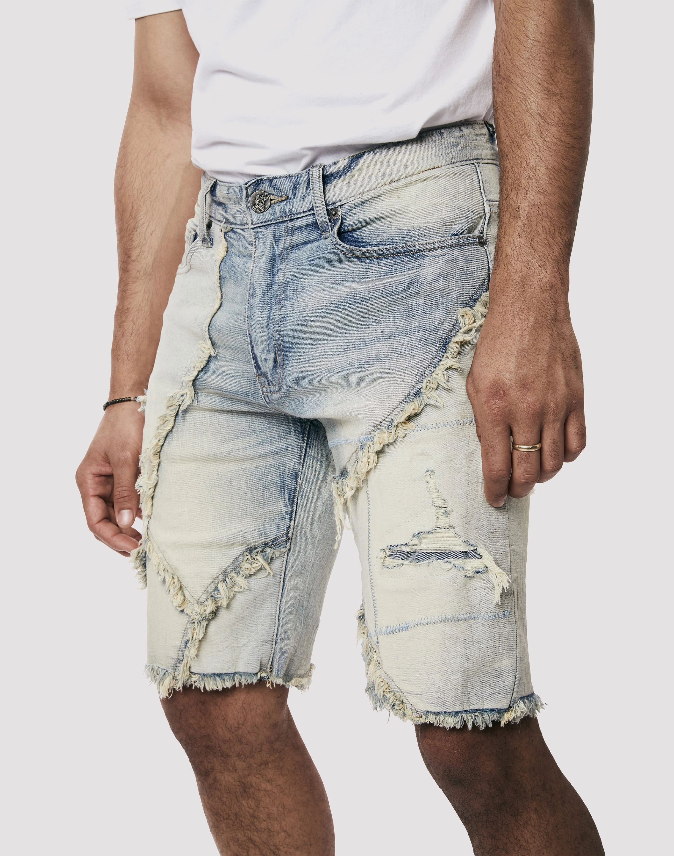 Padded Tongue Grindhouse Seville Patchwork Shorts