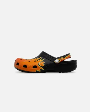 Crocs Classic Flames Clog Black/Multi Road Suitable
