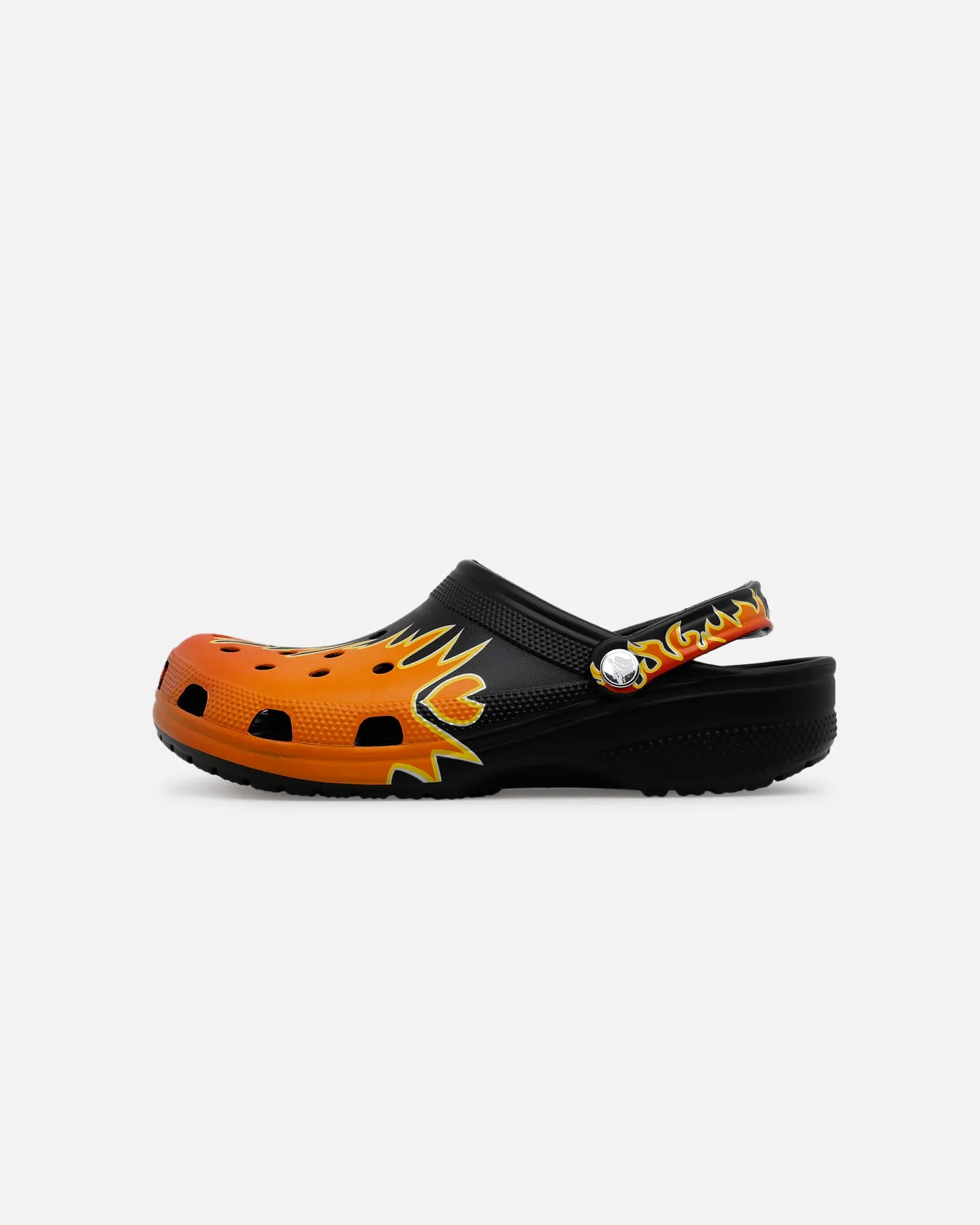 Crocs Classic Flames Clog Black/Multi Road Suitable