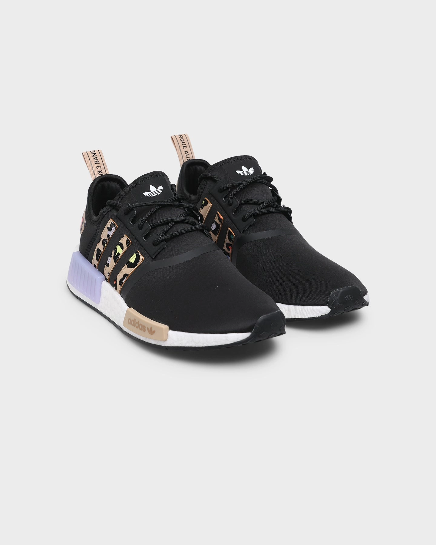 Adidas Women's NMD_R1 Core Black / Pale Nude / Purple Tint Cushioned Heel Support Distinctive durability
