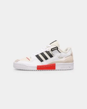 Adidas Forum Exhibit Low White/Black/Red Dynamic Flex Sole