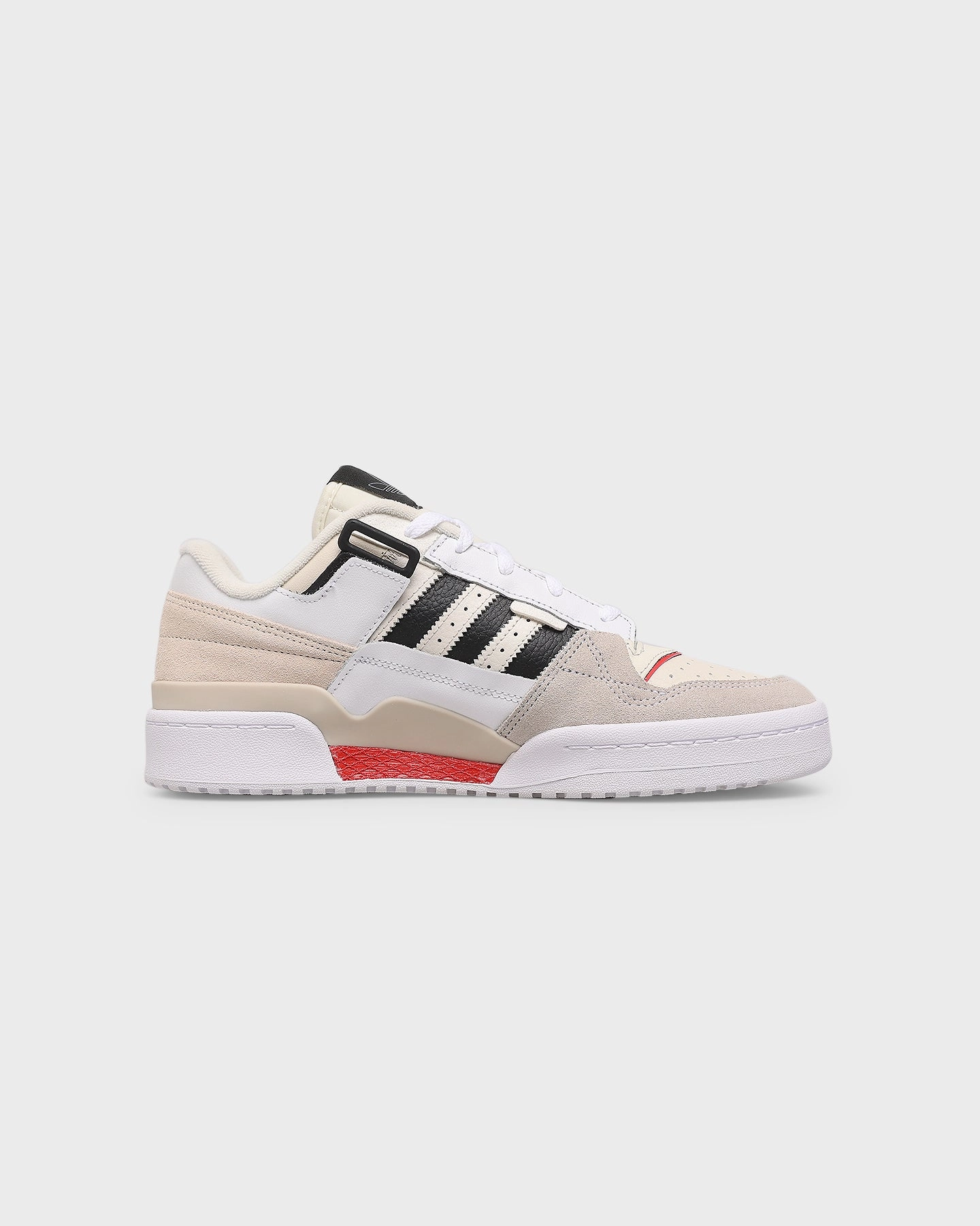 Adidas Forum Exhibit Low White/Black/Red Luxe cushioning