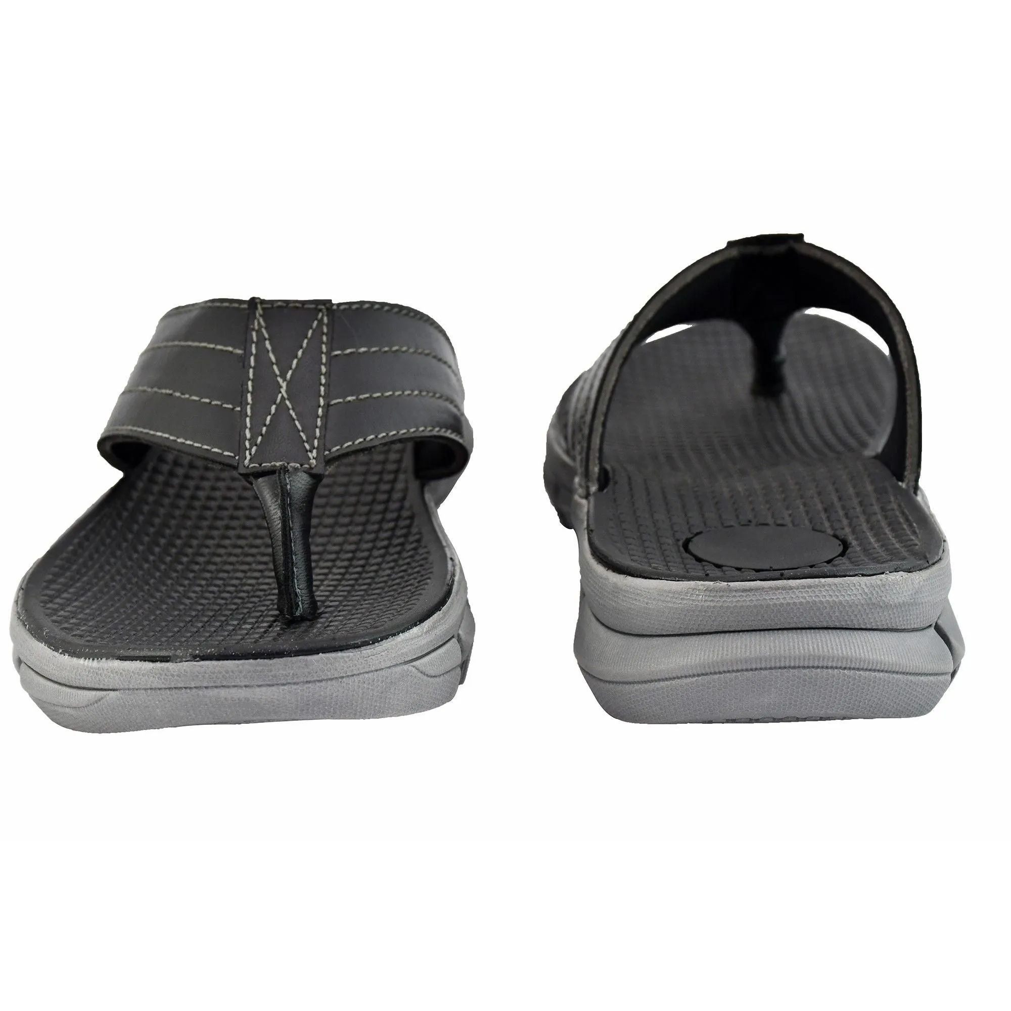 AM PM Genuine Leather Men's Daily Wear Slippers comfortable user