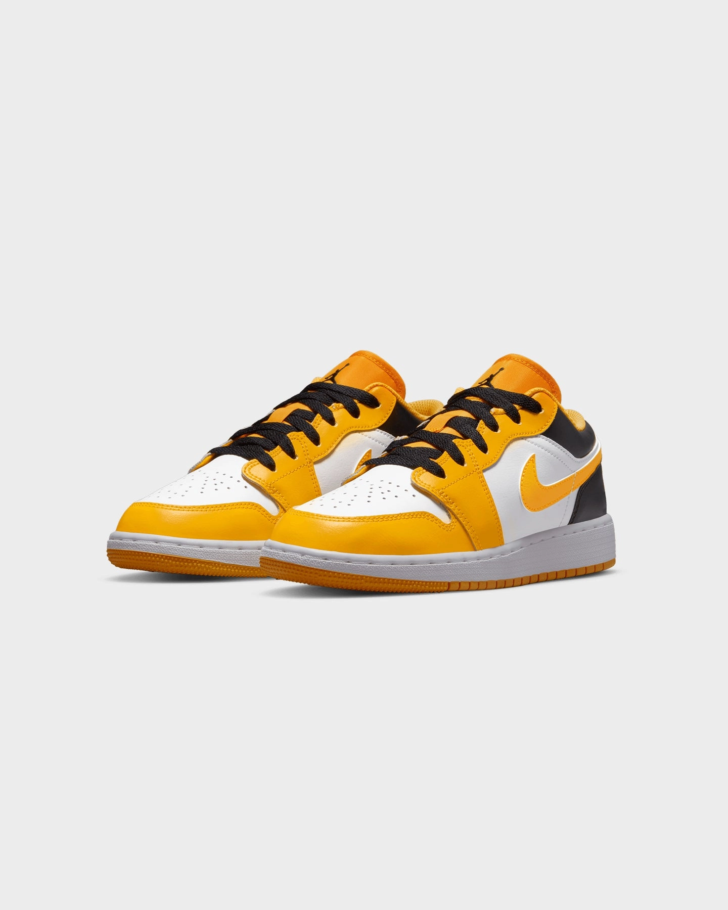 Jordan Kid's Air Jordan 1 Low (GS) "University Gold" Taxi/Black/White Anti Fatigue Insole Comfort Fit Socks