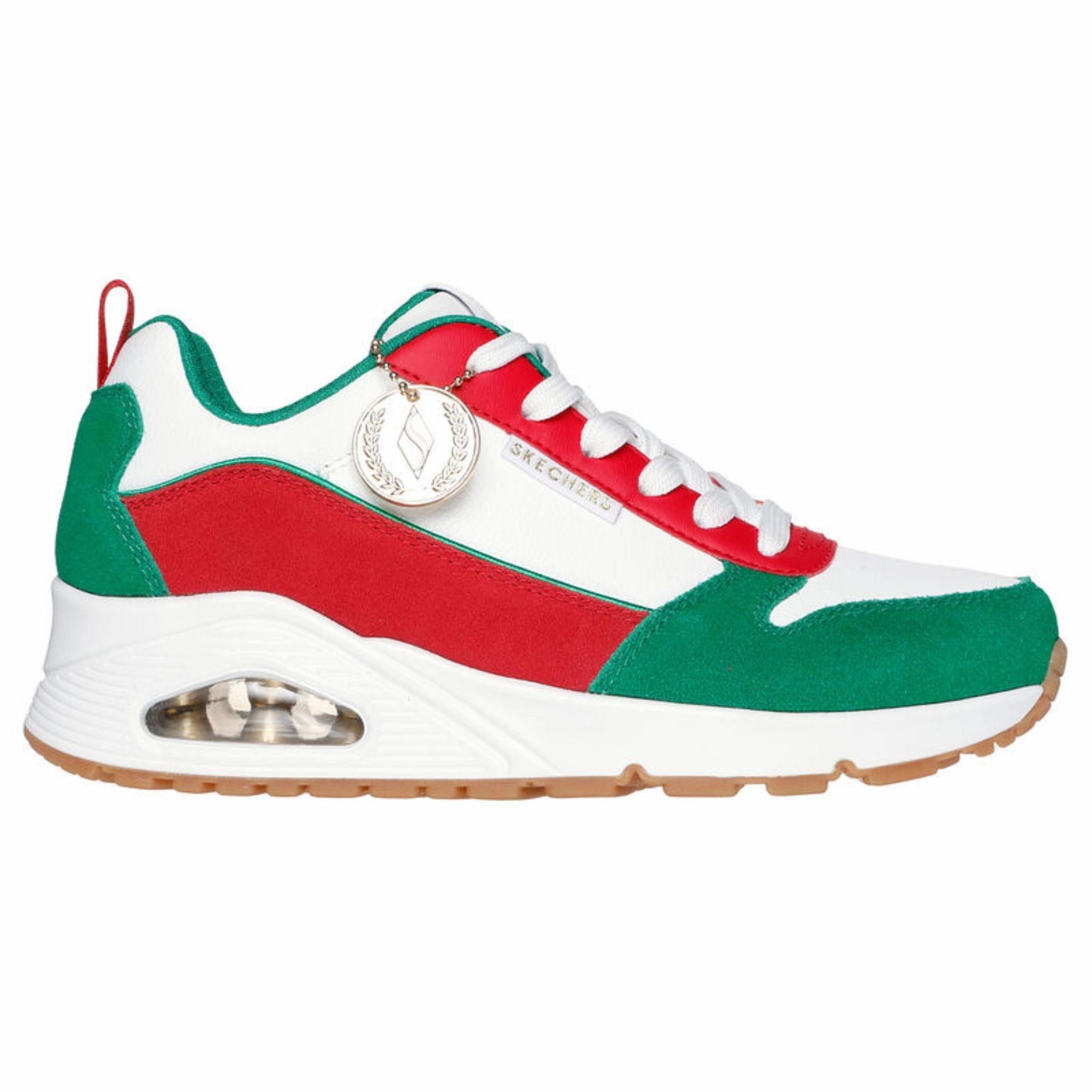 Subtle design Torsion Plate Skechers Women's 177910 Uno- Victory Pack White Gray Casual Shoes