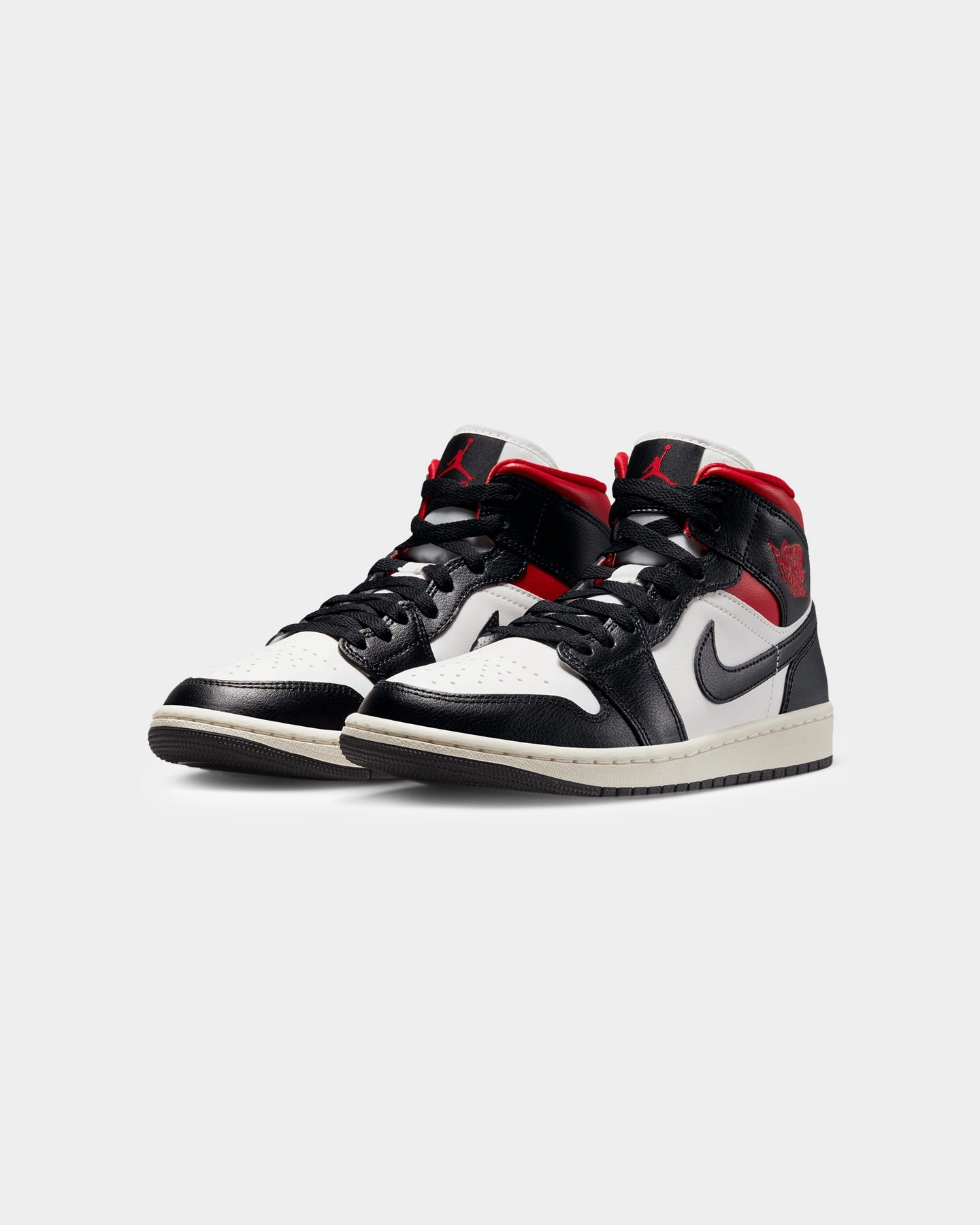 Flexible Jordan Women's Air Jordan 1 Mid "Gym Red" Black/Gym Red