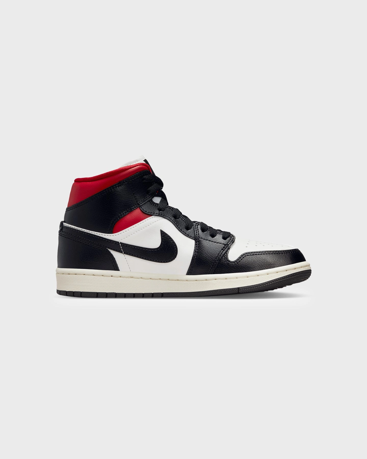 Unified Cushioning Platform classic - look Jordan Women's Air Jordan 1 Mid "Gym Red" Black/Gym Red