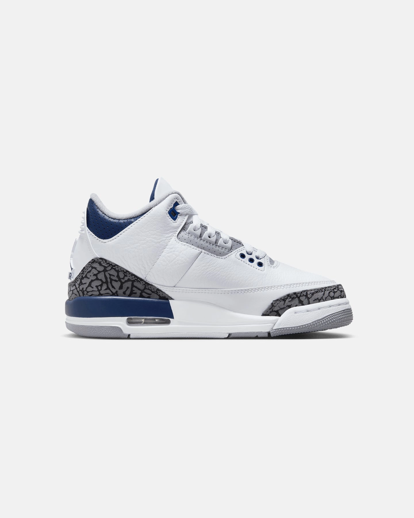 Sweat Wicking Jordan Kids' Air Jordan 3 Retro BG (GS) White/Midnight