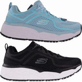 Skechers Women's 108029 Elite SR Banham Slip Resistant Work Shoes High Energy Return