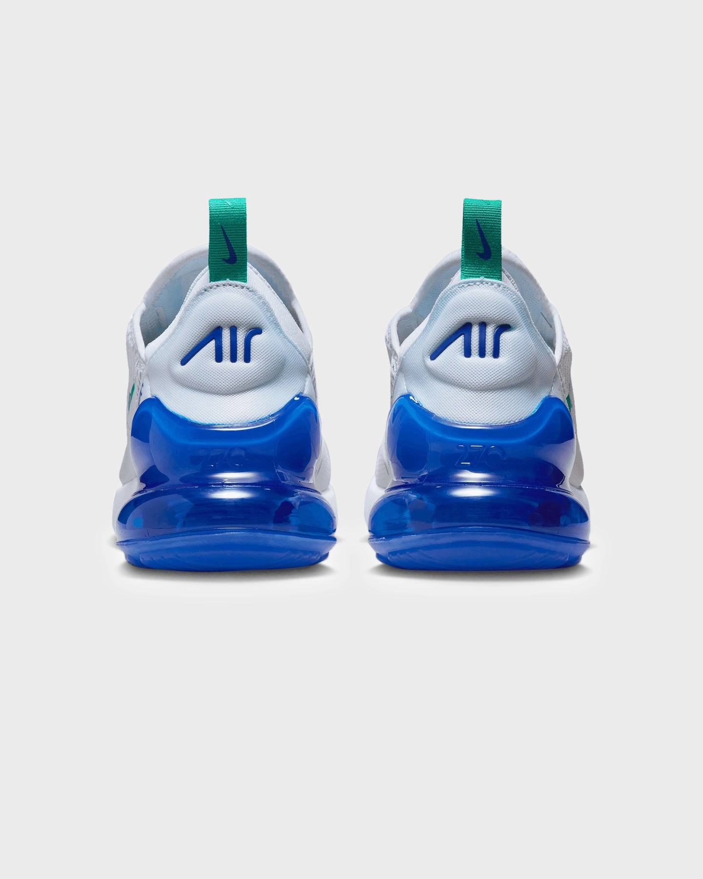 Nike Women's Air Max 270 White/Neptune Green/Lapis Vibrant Look sneaker