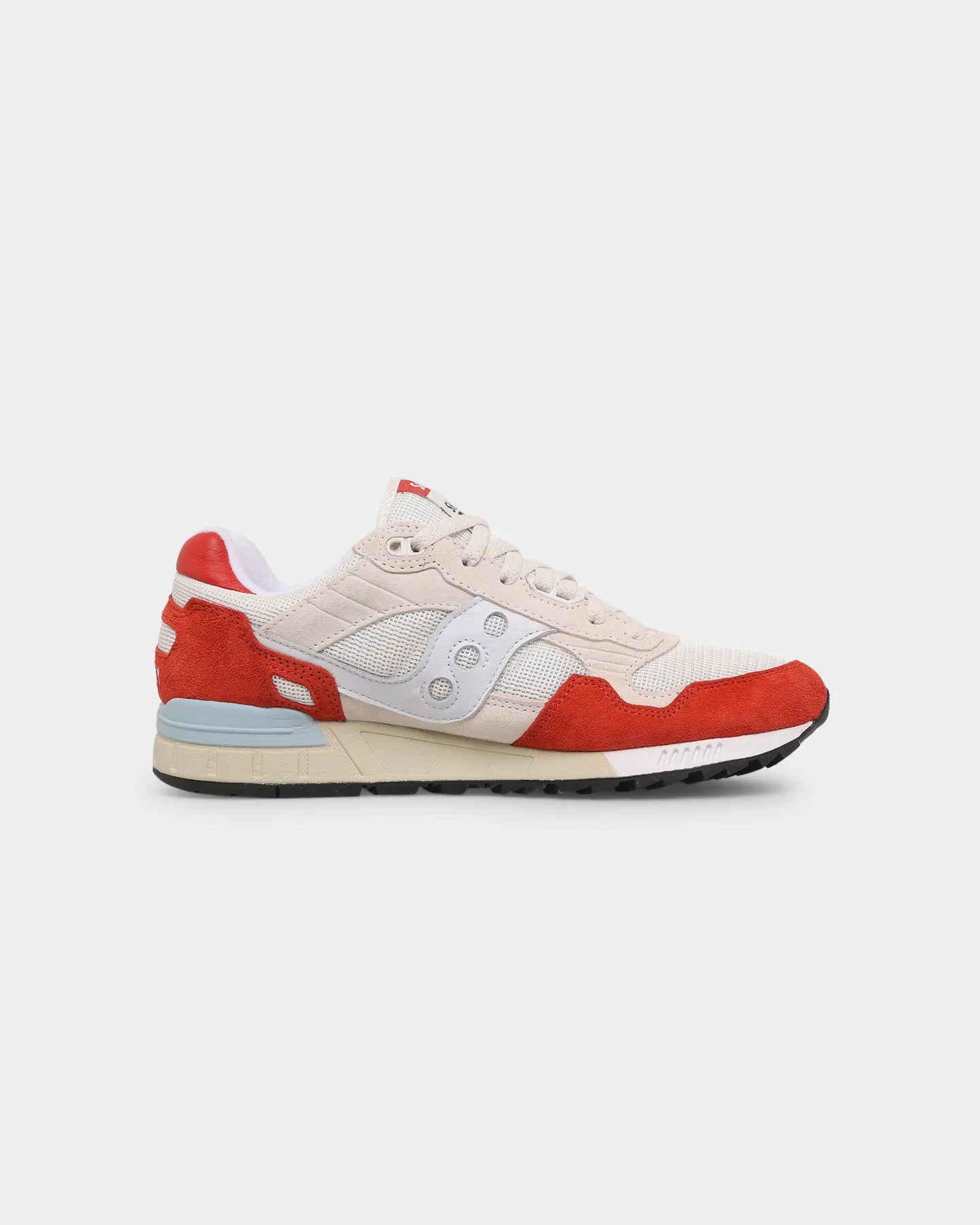 Saucony Shadow 5000 White/Red Fashion-forward flair