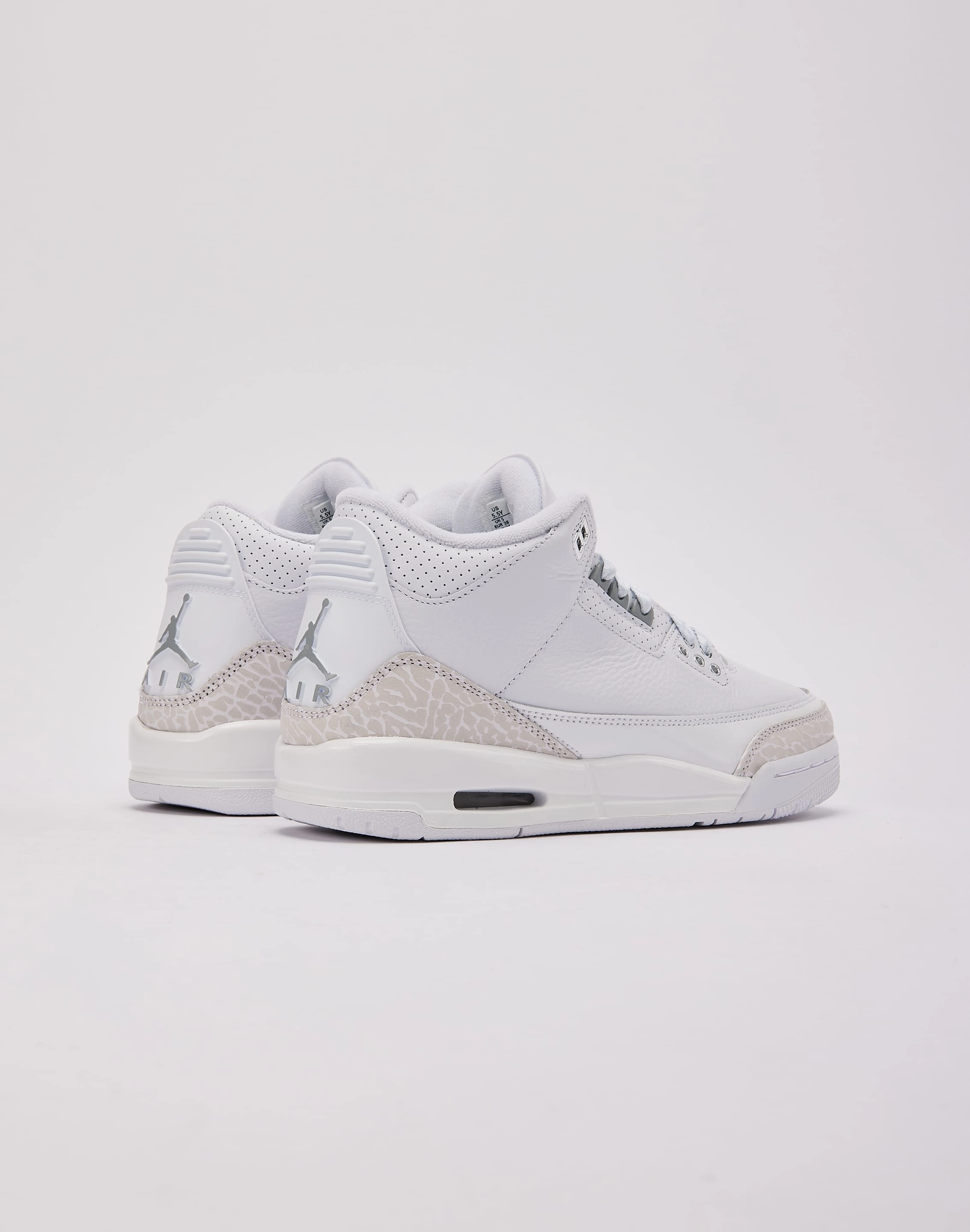 Reinforced Toe Guard Jordan Air Jordan 3 Retro 'Pure Money' Grade-School