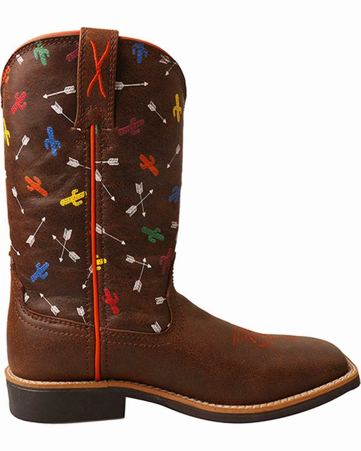 Youth Children's Twisted X Cactus Cowboy Boots YTH0011 All Weather Outdoor Explorer