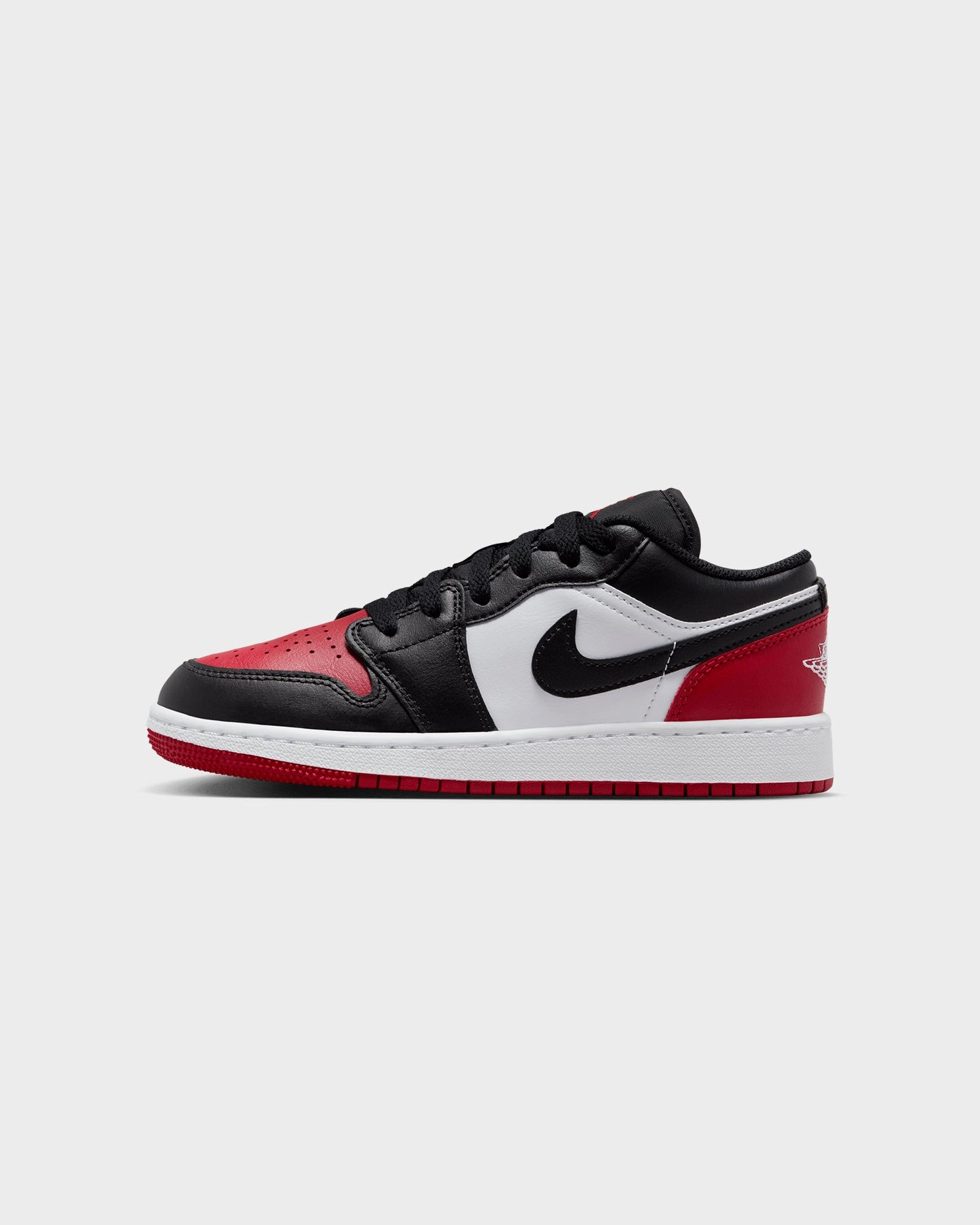 Casual Routine Jordan Kids' Air Jordan 1 Low BG "Bred Toe" White/Black