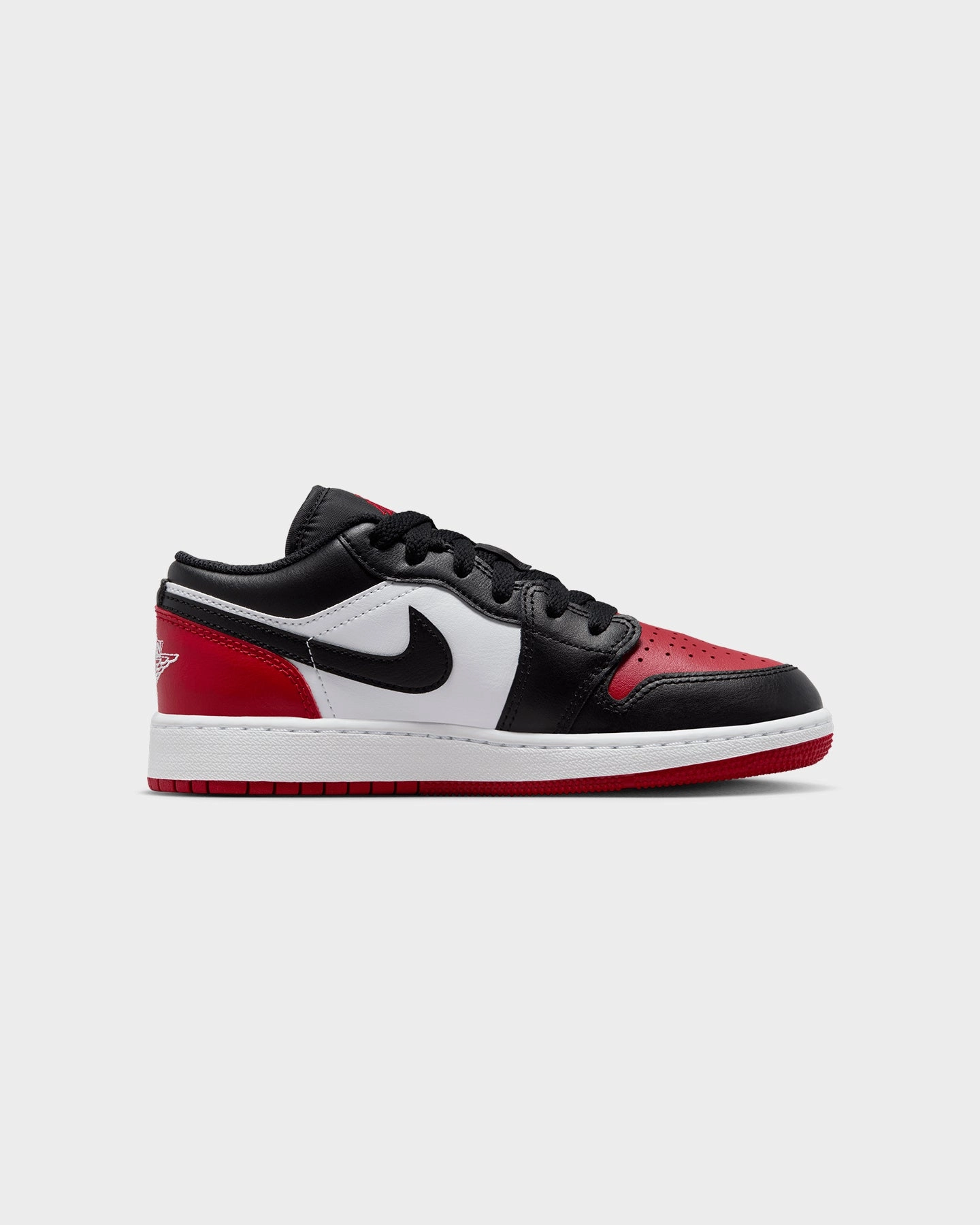 Outfit Match Ultra Flex Jordan Kids' Air Jordan 1 Low BG "Bred Toe" White/Black