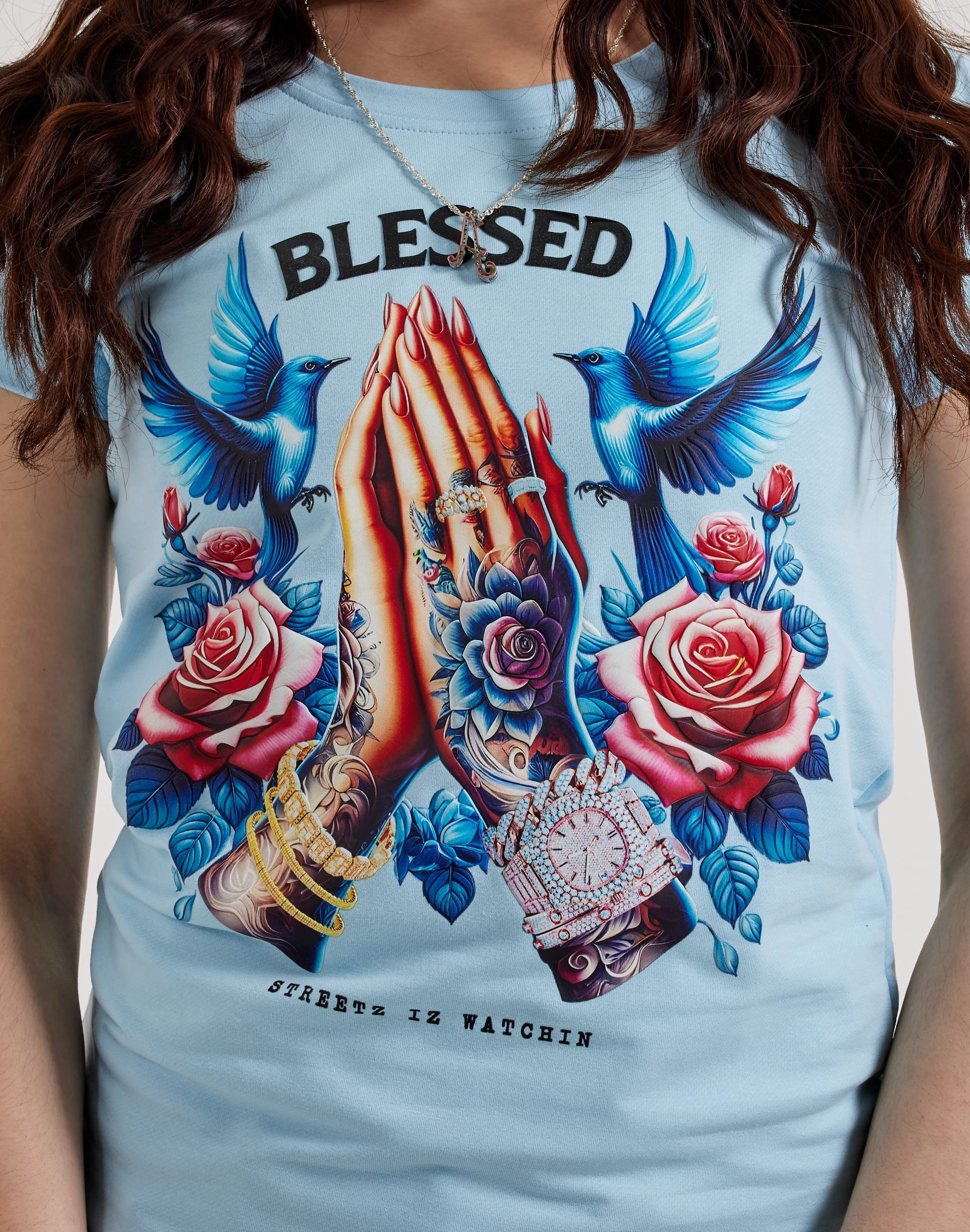 soccer players Streetz Iz Watchin Blessed Tee