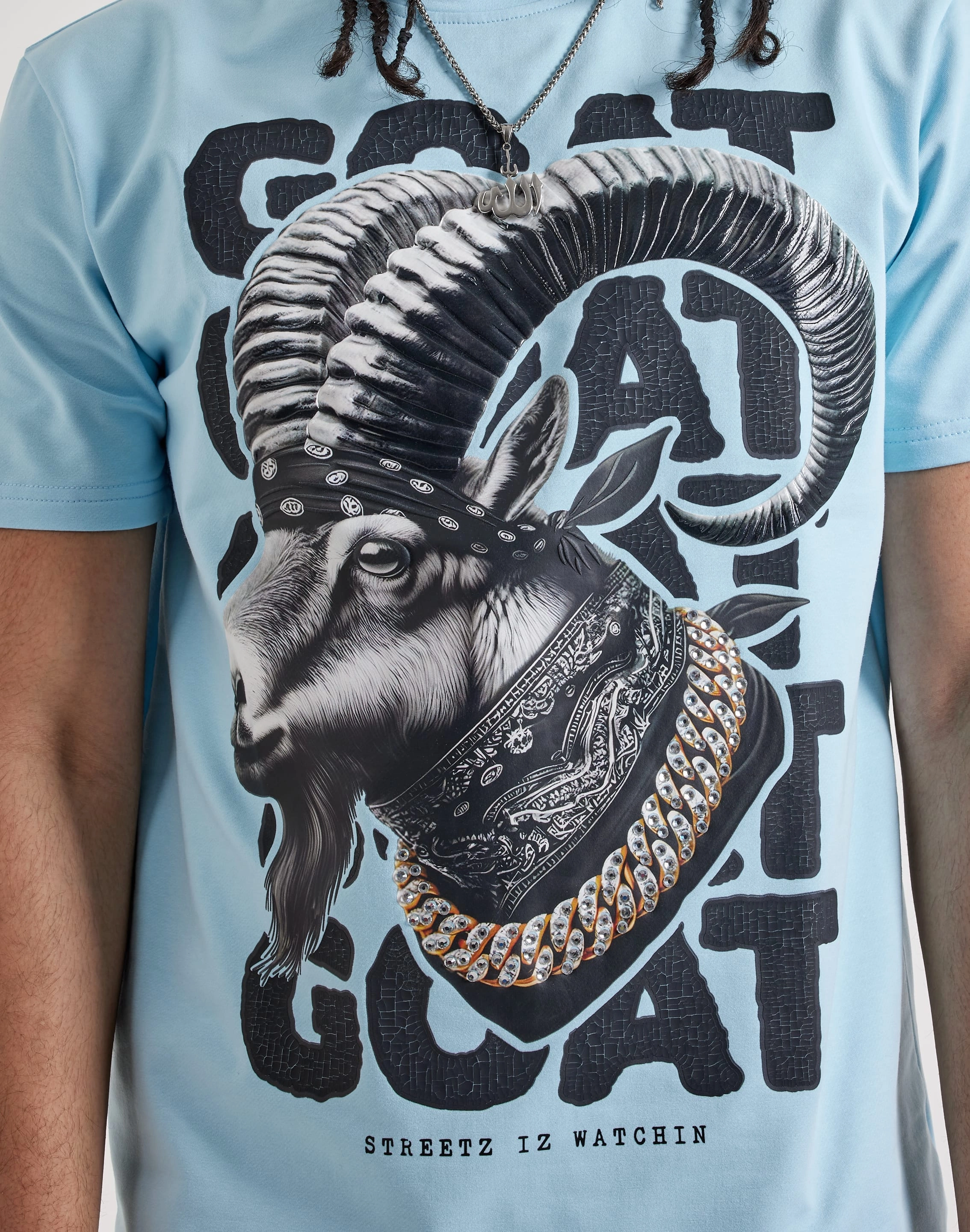 Streetz Iz Watchin Goat Tee Iconic shock absorption narrow-fit
