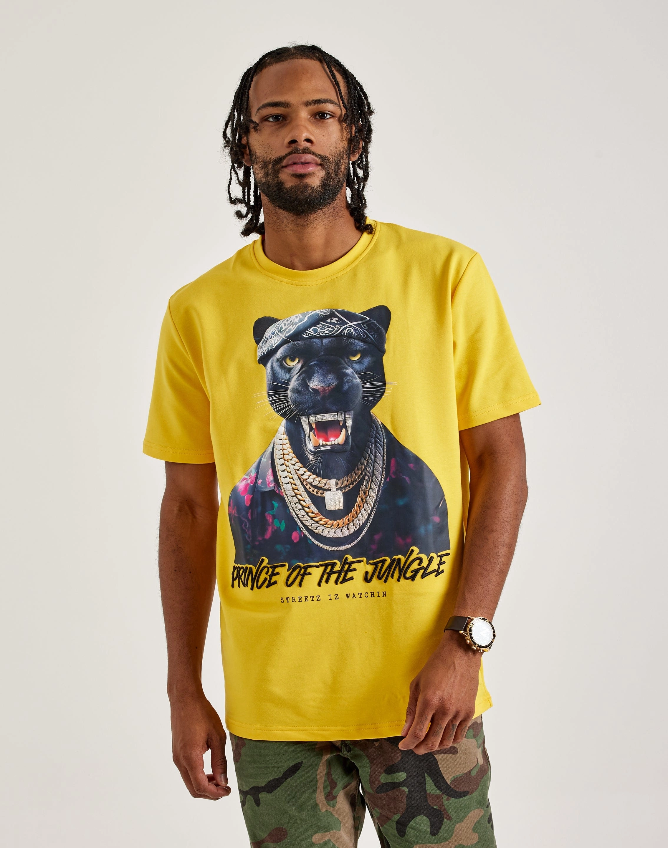 street walkers' sneakers Streetz Iz Watchin Prince Of The Jungle Tee