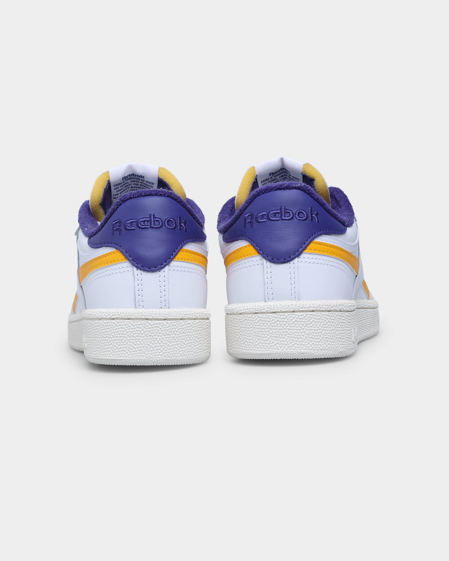 least beach Unbeatable comfort Reebok Club C Revenge White / Collegiate Gold / Bold Purple