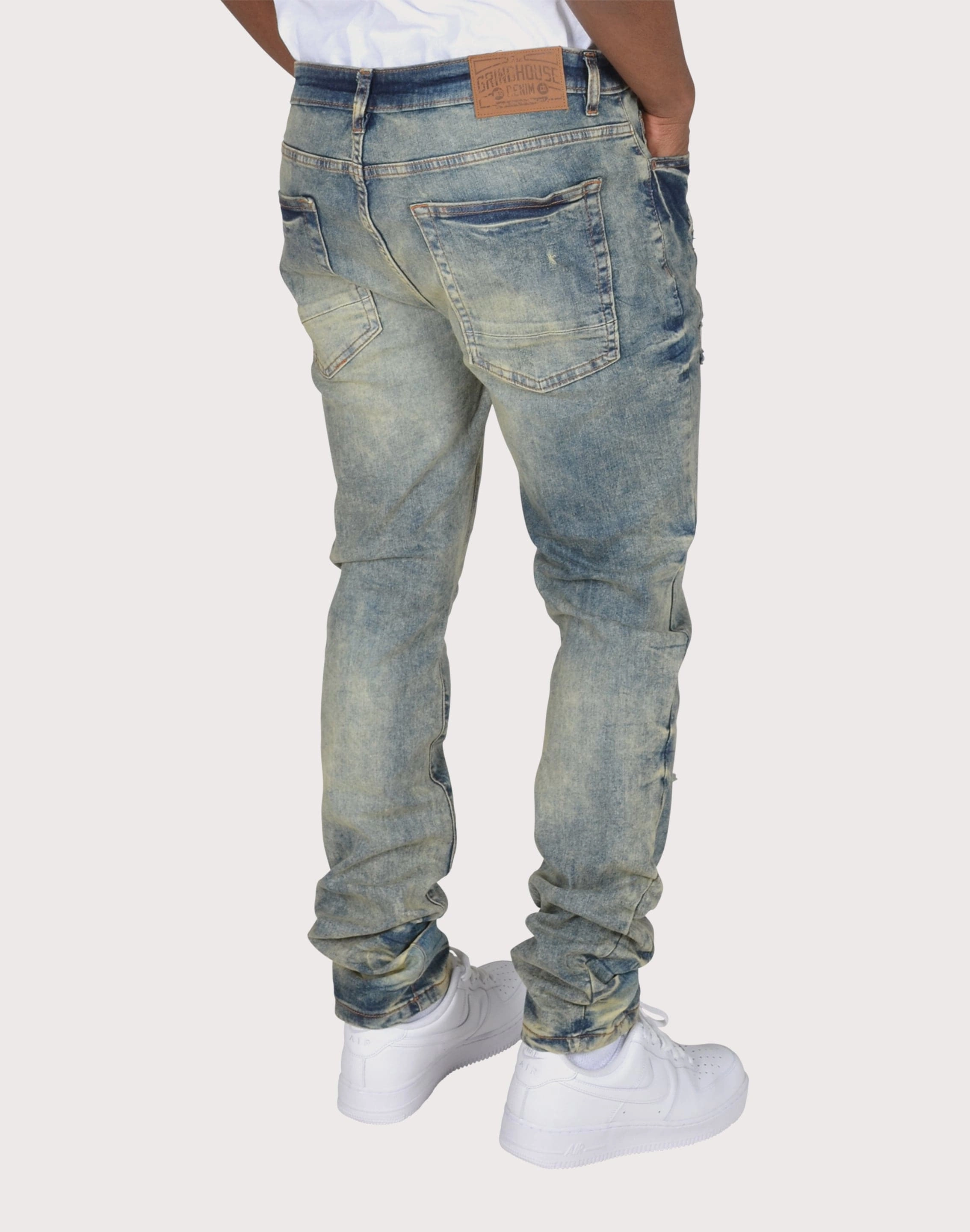 Distinctive chic Grindhouse Vintage Heavy Rip N Repair Jeans