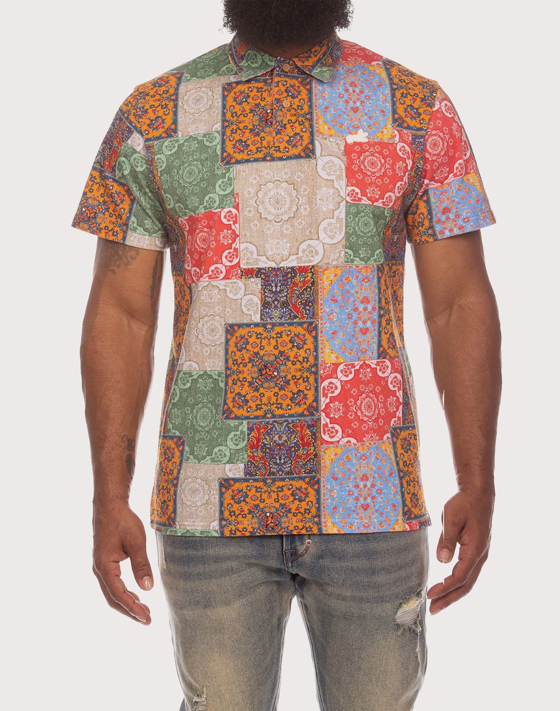 Akoo Decadent Multi Polo Wrinkle-Resistant