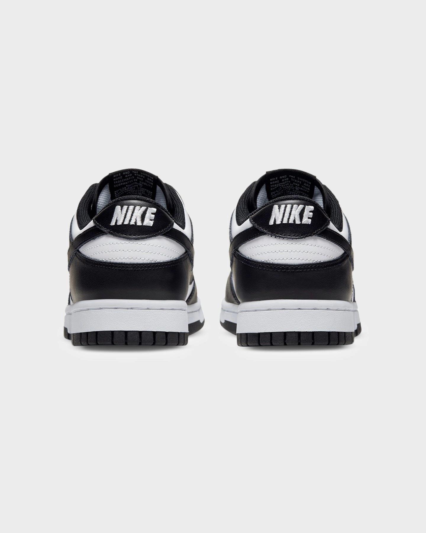 Nike Women's Dunk Low "Panda" White/Black/White Reinforced Arch Plate Fitted Traction
