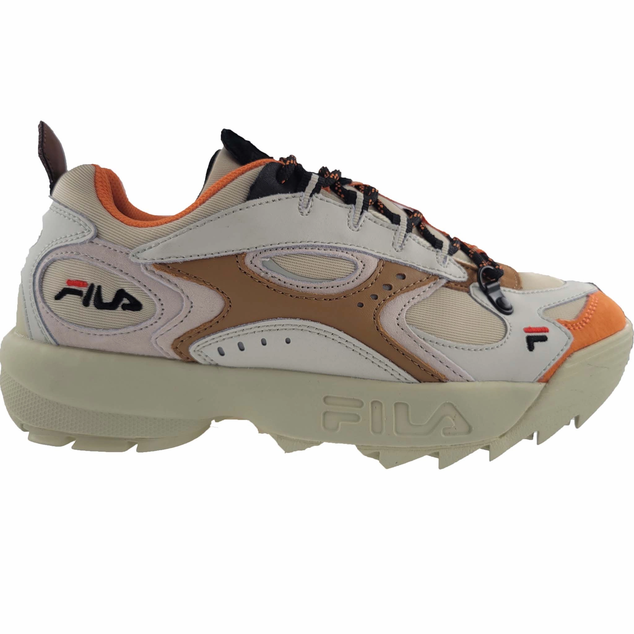Fila Men's Boveasorus X Disruptor Mashup Casual Athletic Shoes Ventilated Upper Design All-around traction