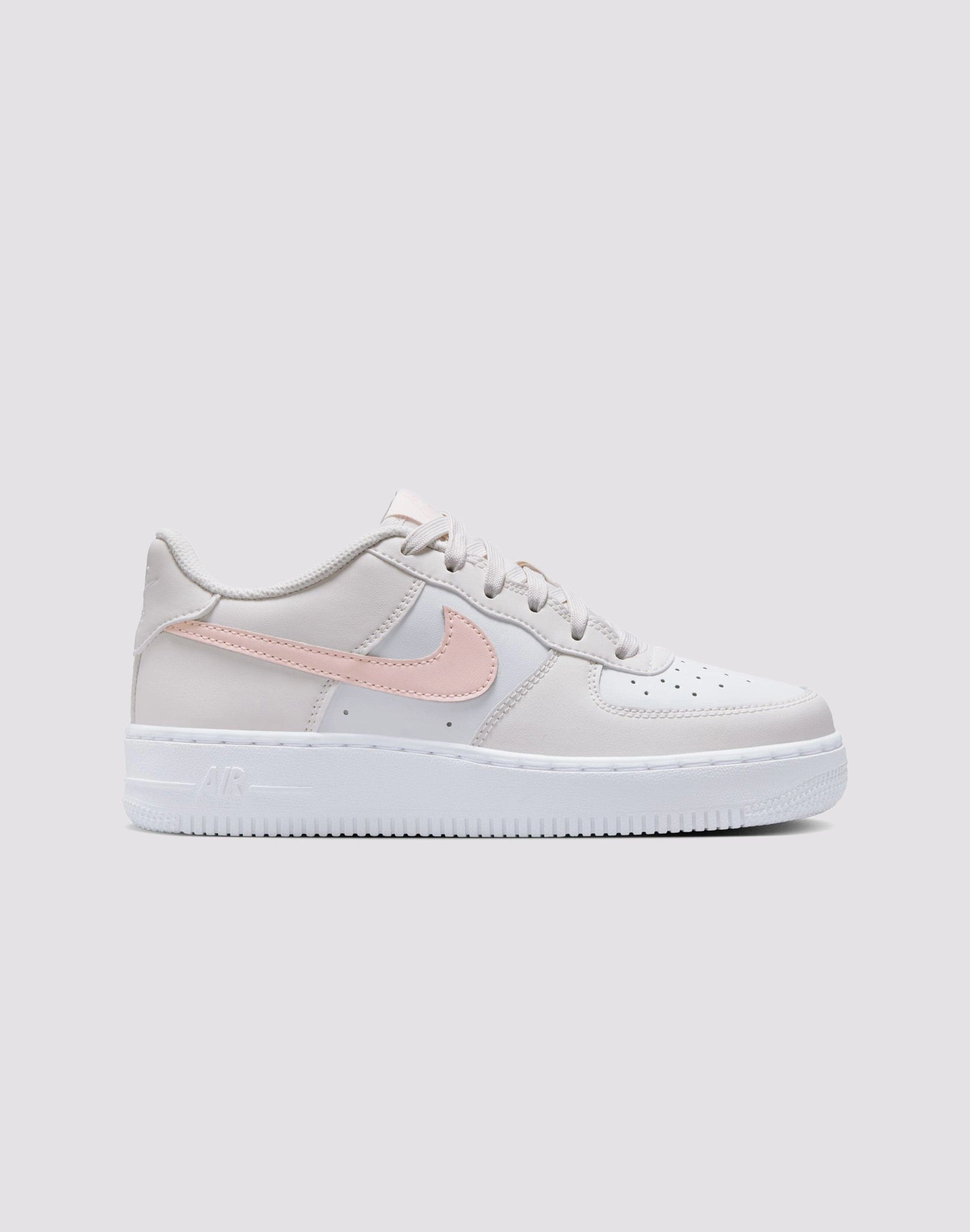 Motion Control Feature Balanced Drop Cushioning Nike Air Force 1 Grade School Girls'&nbsp;"Phantom/Echo Pink/Summit White"