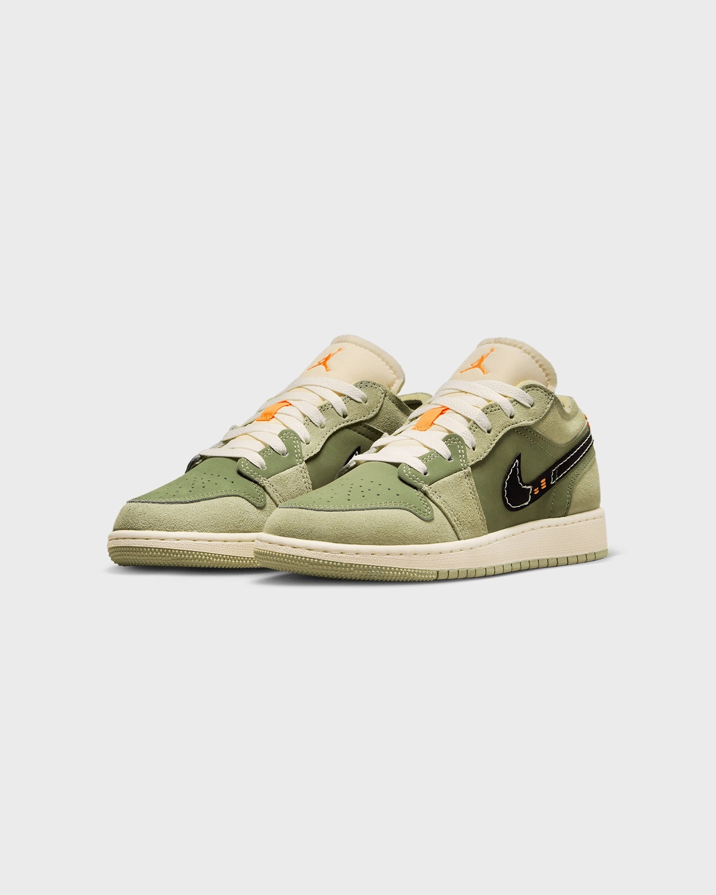 Jordan Air Kids' Jordan 1 Low SE Craft Sky J Lt Olive Water resistant coating City Wear