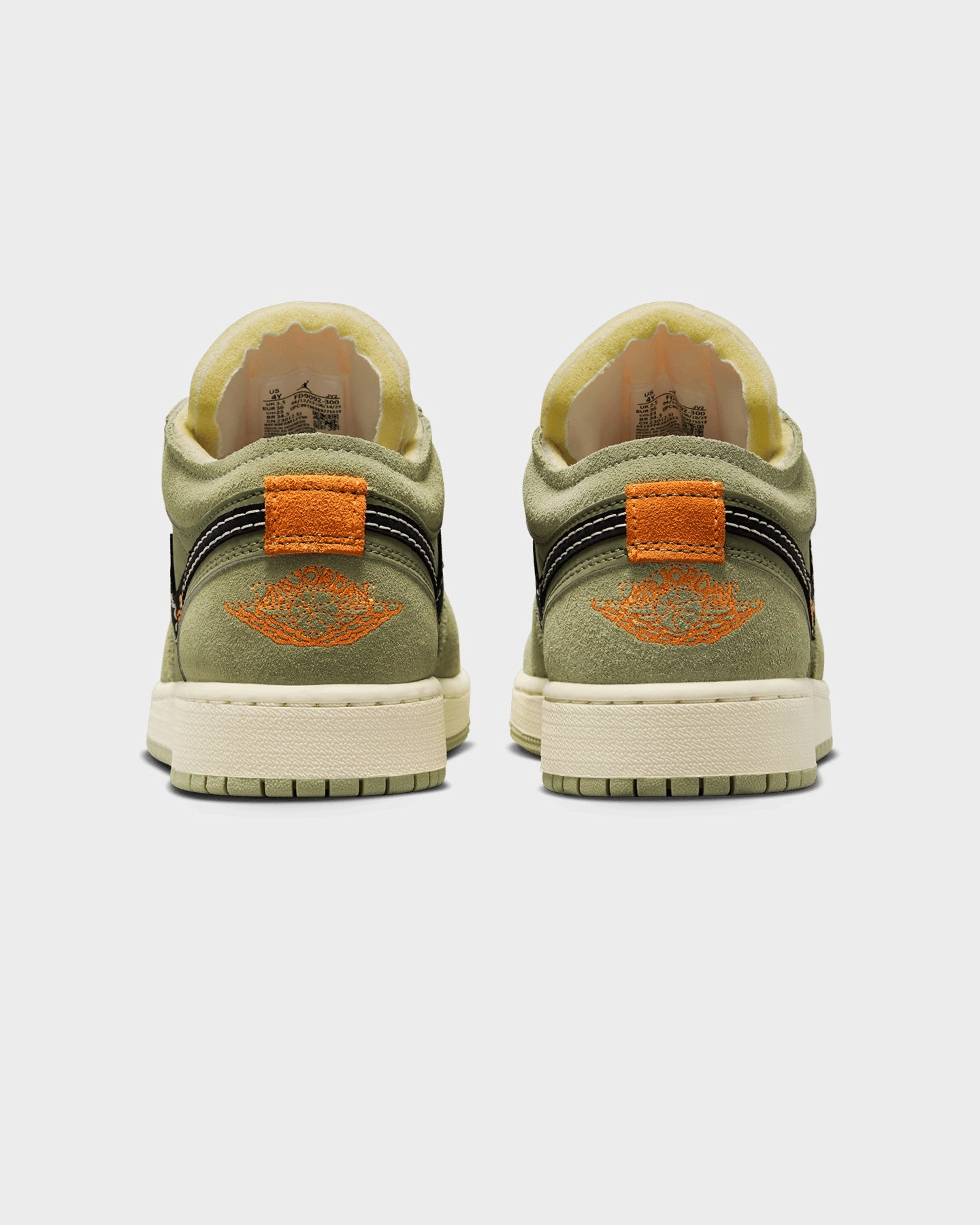 Jordan Air Kids' Jordan 1 Low SE Craft Sky J Lt Olive Glam shock absorption Weight Free