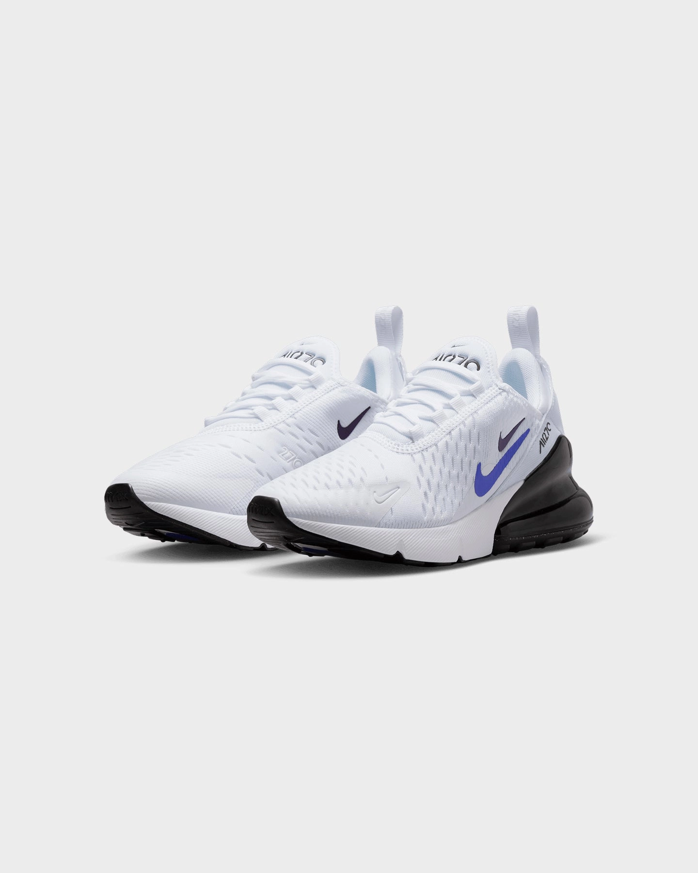 Nike Kids' Air Max 270 (GS) White/Black-Hyper Royal-Summit White Performance Sole